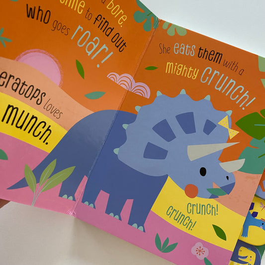 Who Goes Roar? Dinosaur Board Book