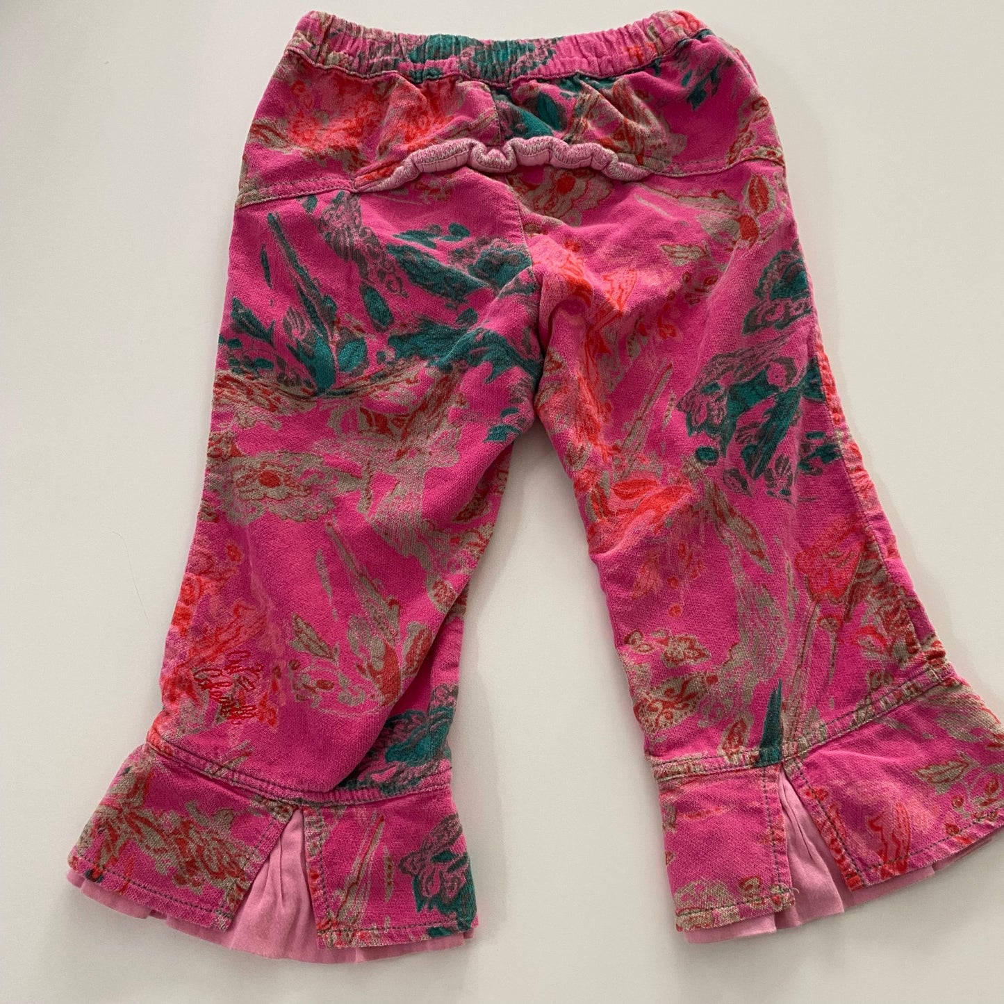 Vintage Velour Flare Pants - Size 3