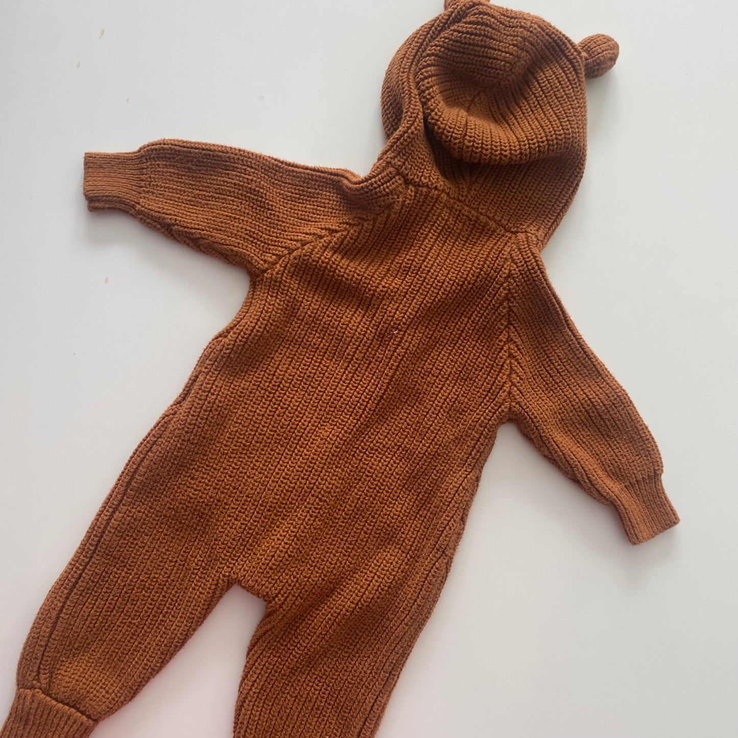 Jamie Kay Knit Bear Suit - Size 0-3M