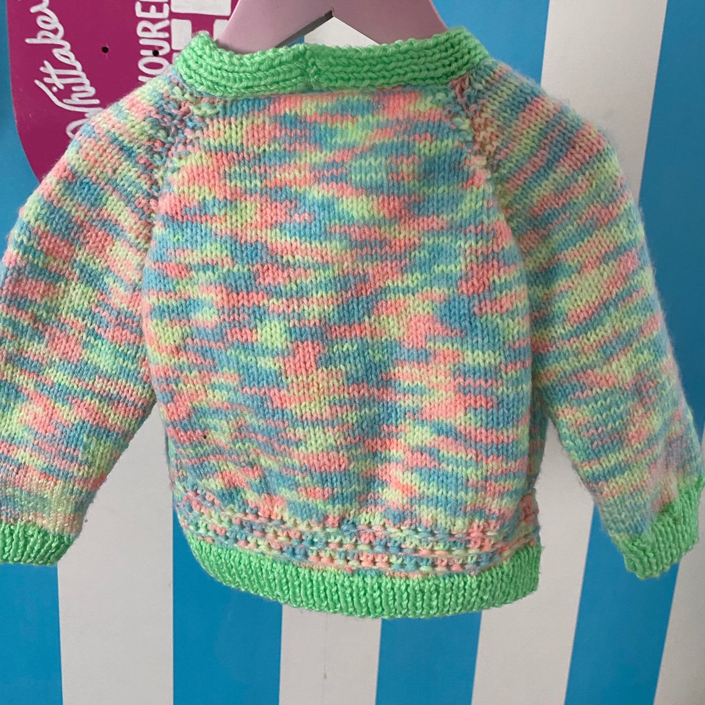 Handmade Knit Cardigan - Size 1