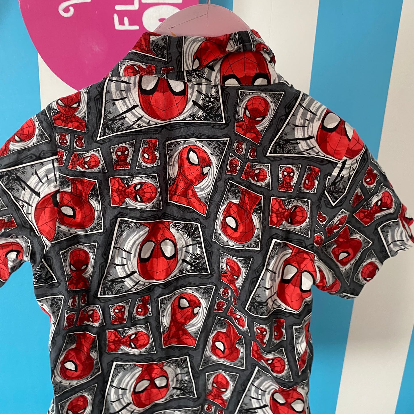 Handmade Spider-Man Shirt - Size 3