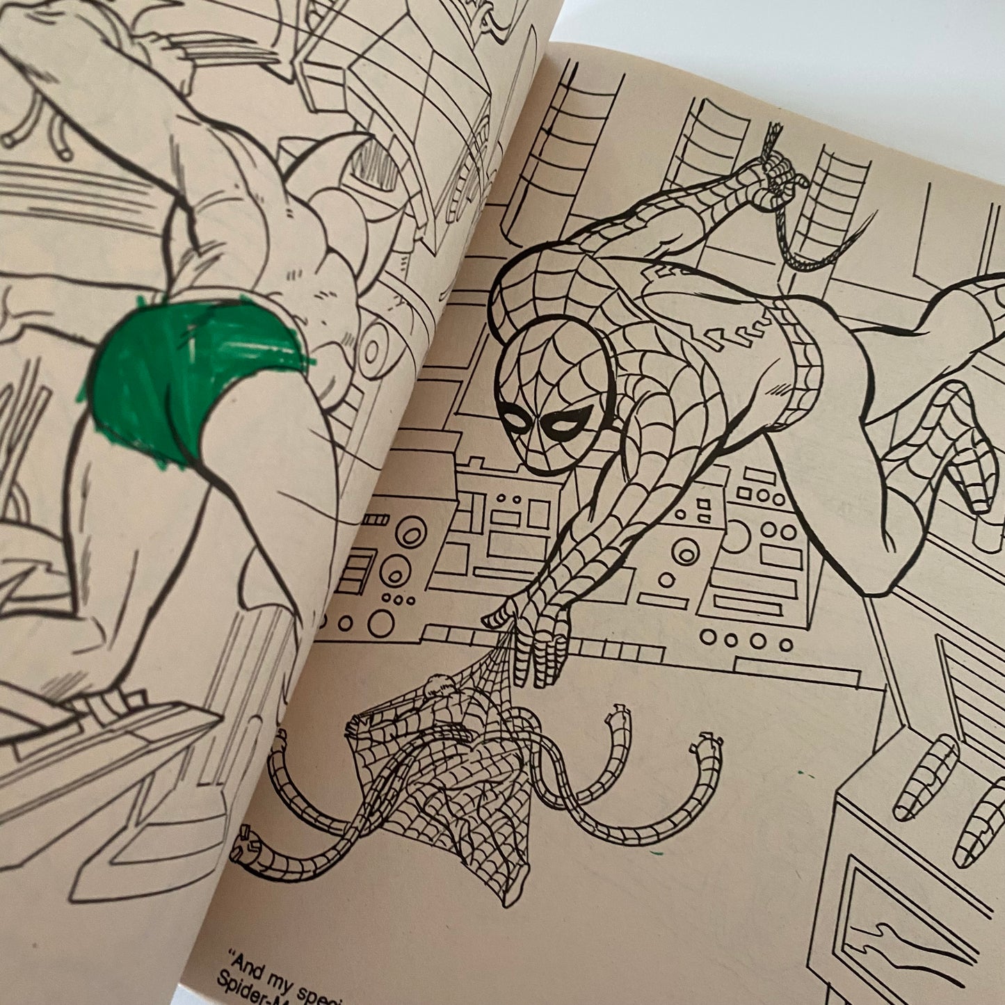 Vintage Marvel Colouring Book