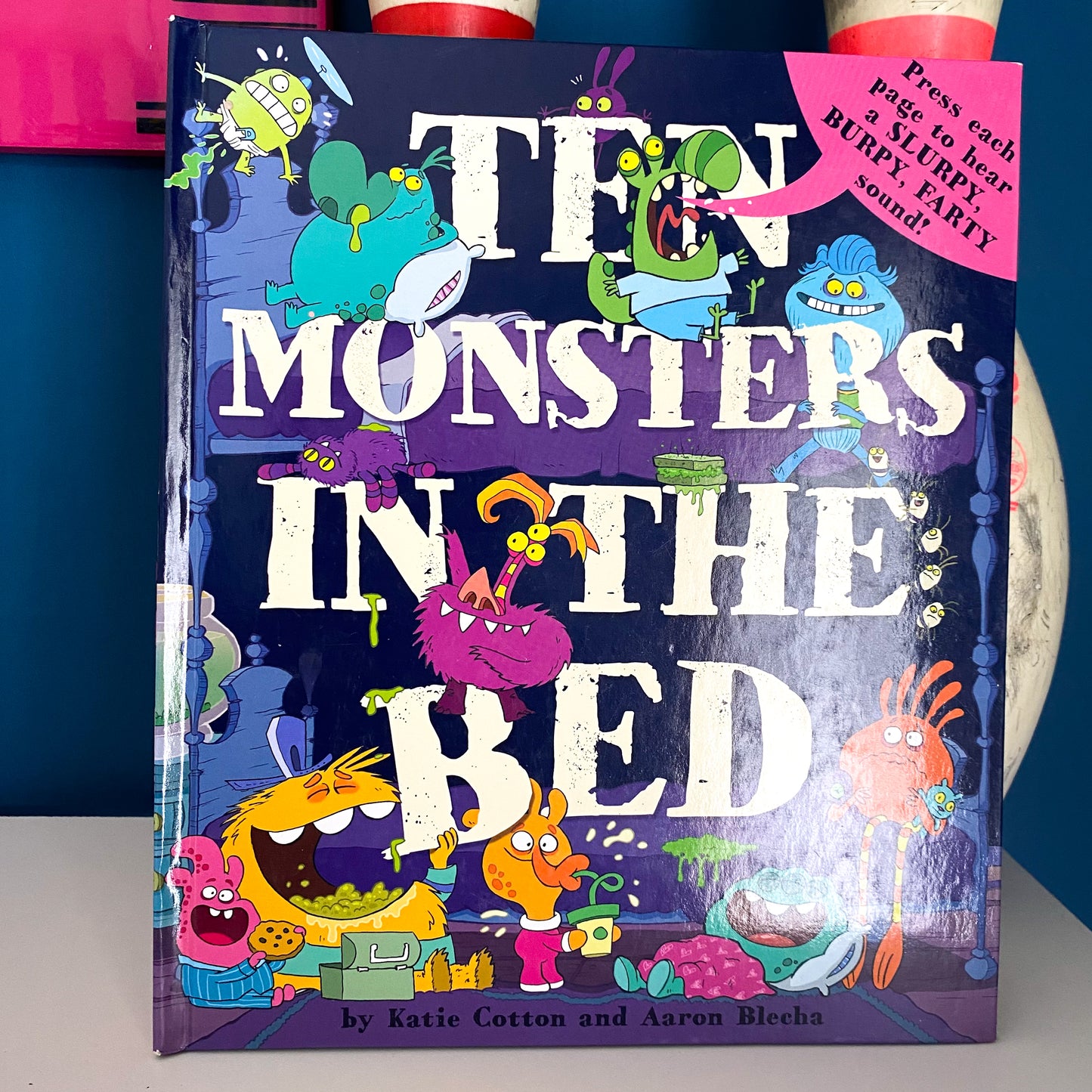 Ten Monsters In The Bed Interactive Book