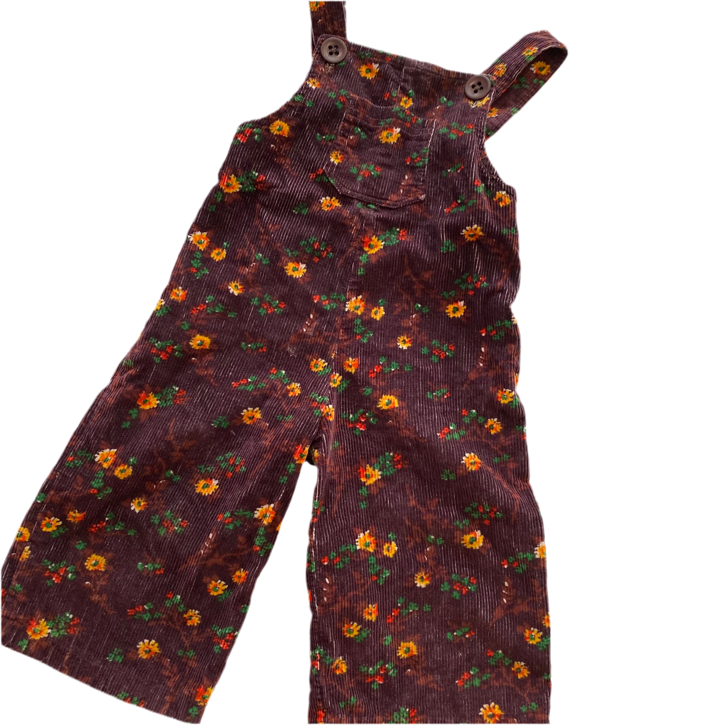 Corduroy Flare Overalls - Size 12-18M