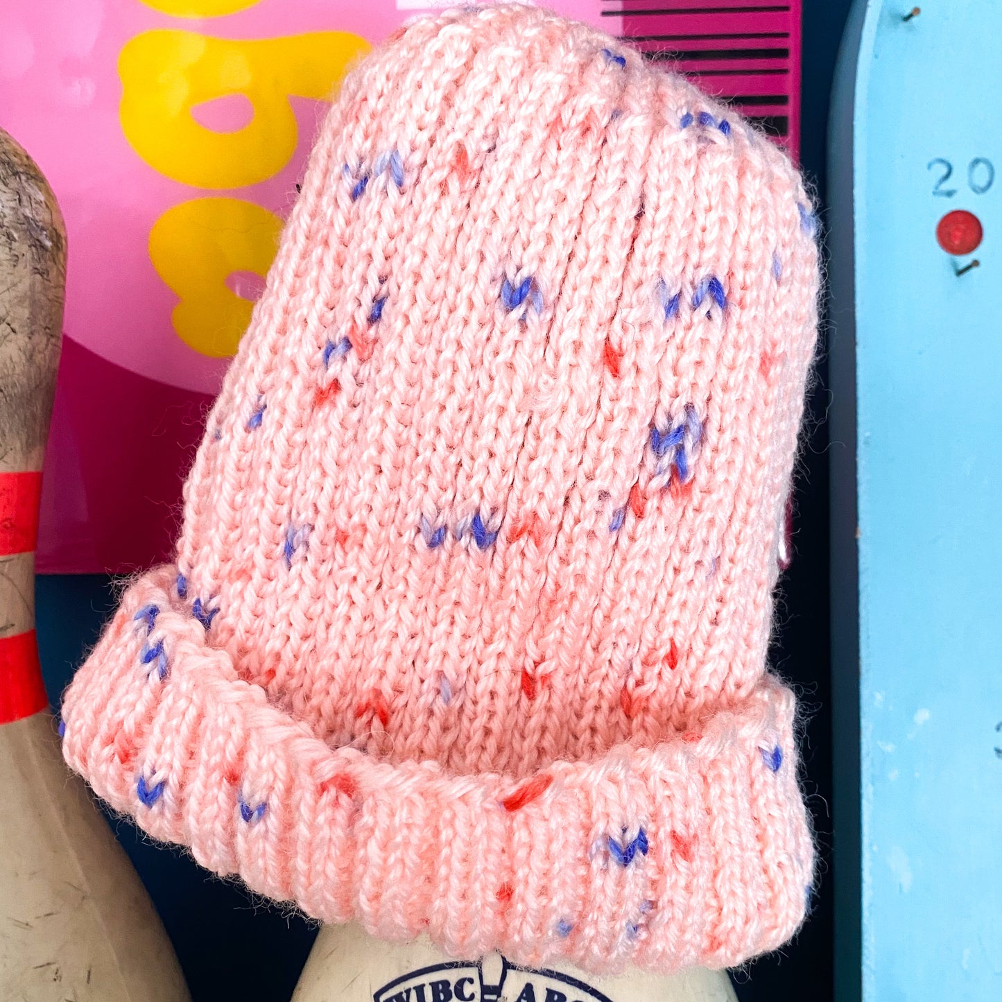Handmade Knit Beanie - Size Toddler/Child