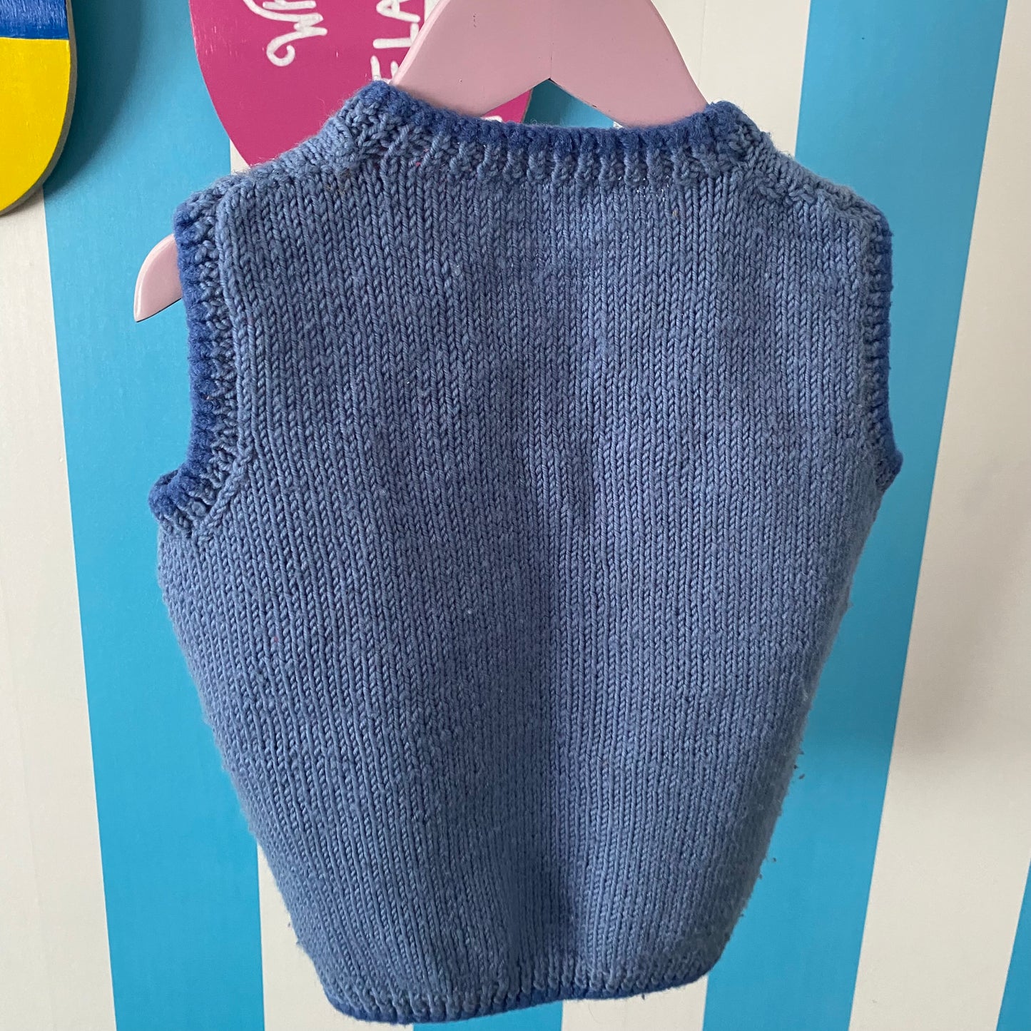 Handmade Knit Vest - Size 3-5Y