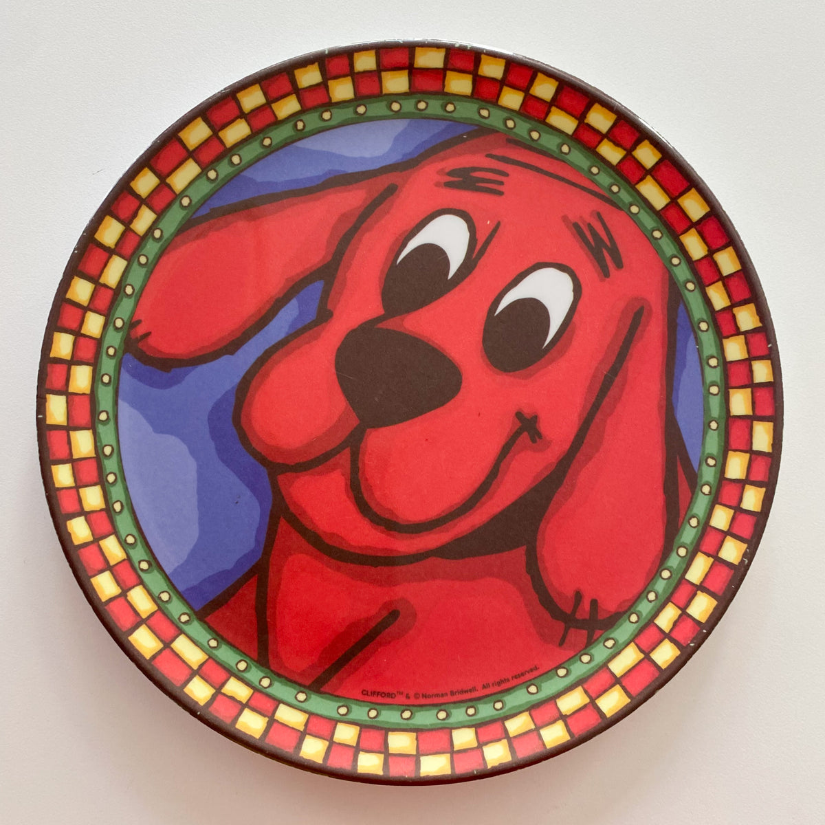Vintage Clifford Melamine Plate