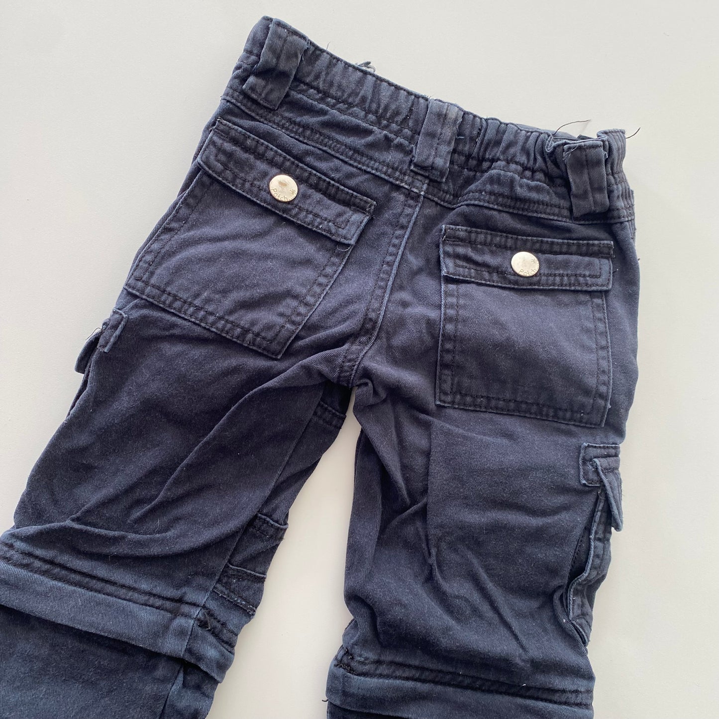 Y2K Pumpkin Patch Zip Pants - Size 12-18M