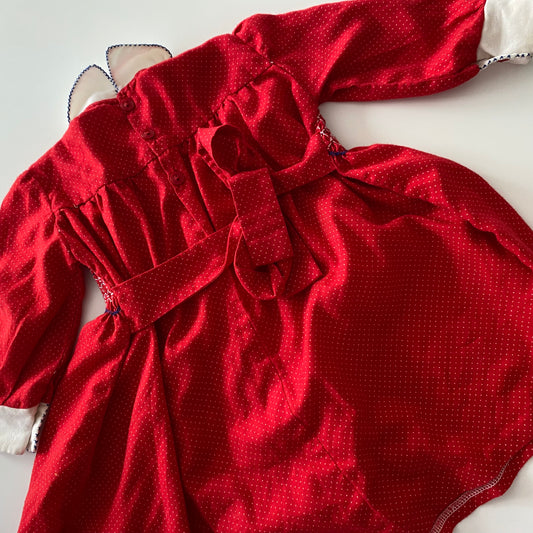 Vintage Smocked Dress - Size 1-2Y