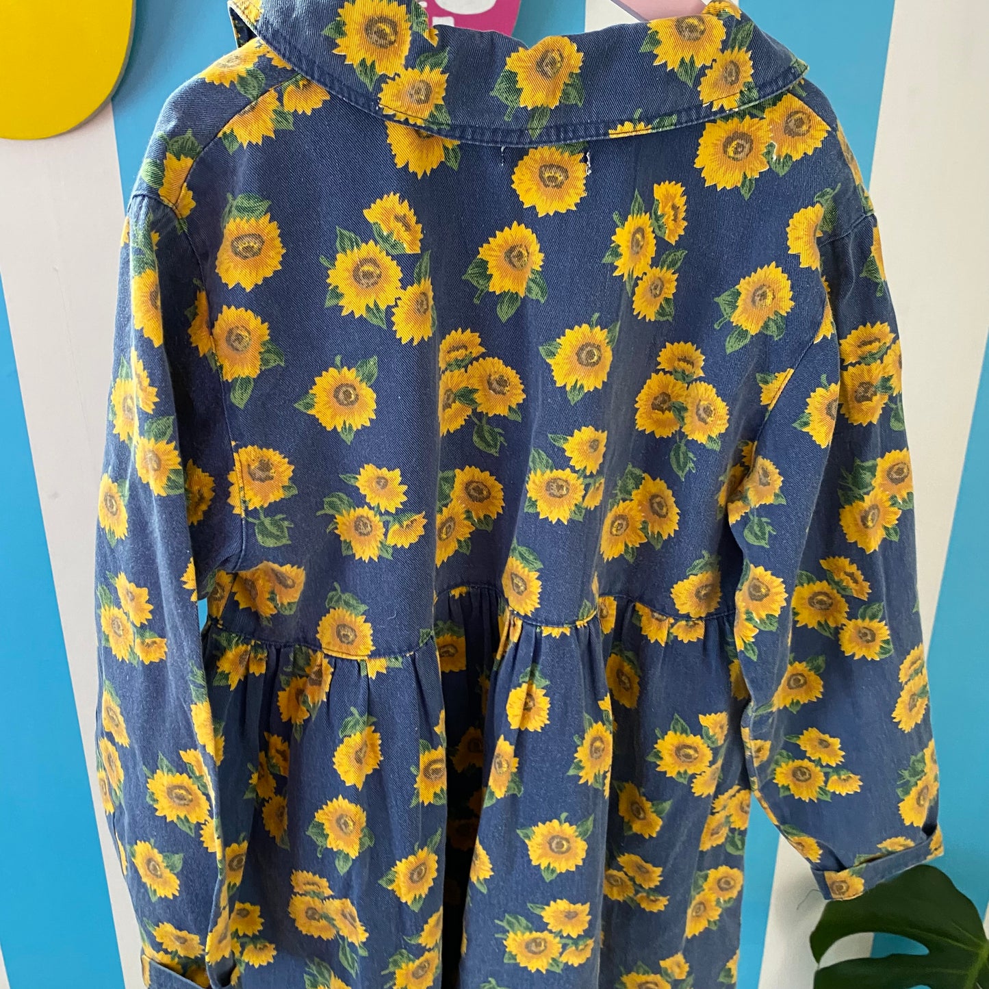 Vintage Sunflower Dress - Size 8