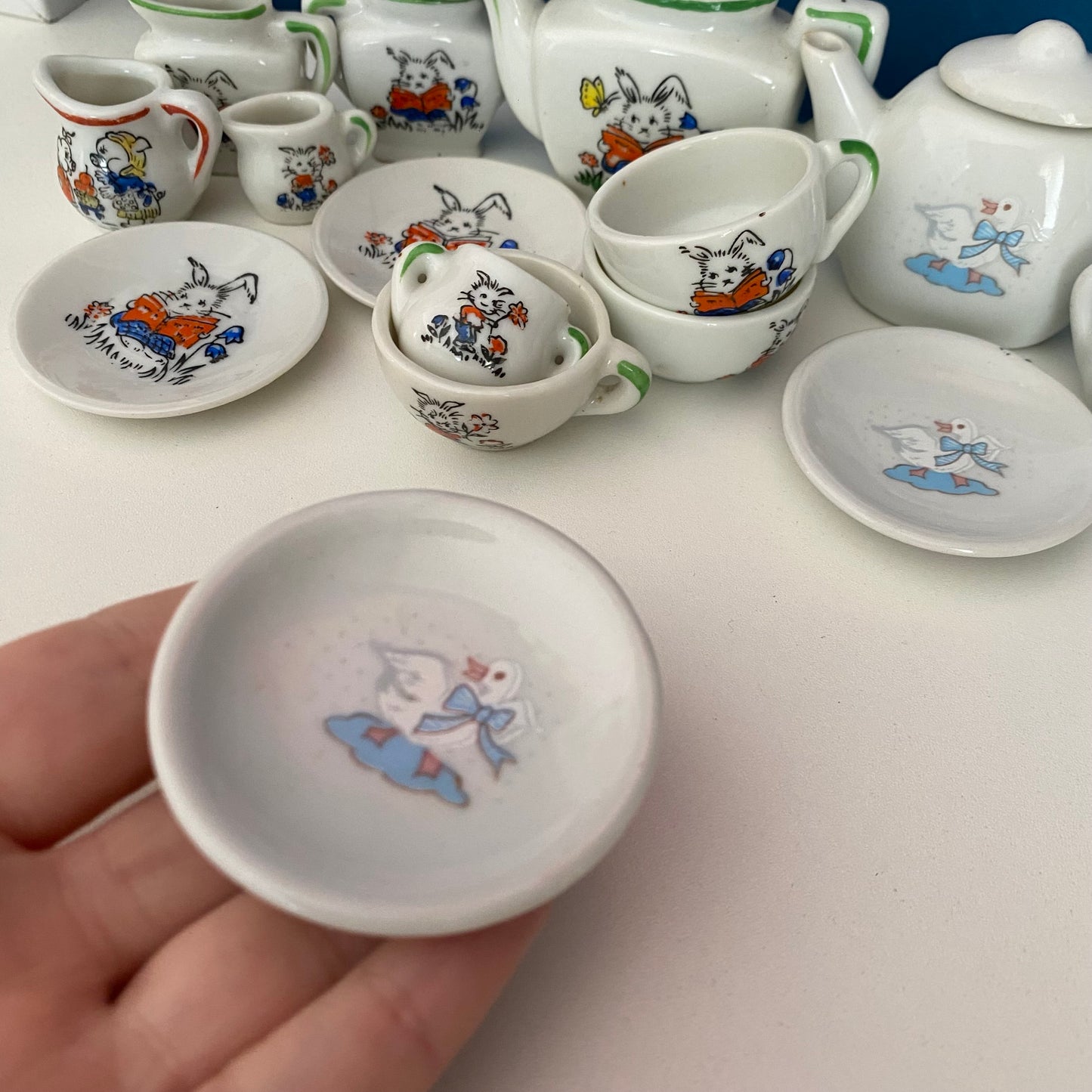 Vintage Porcelain Mini Tea Set