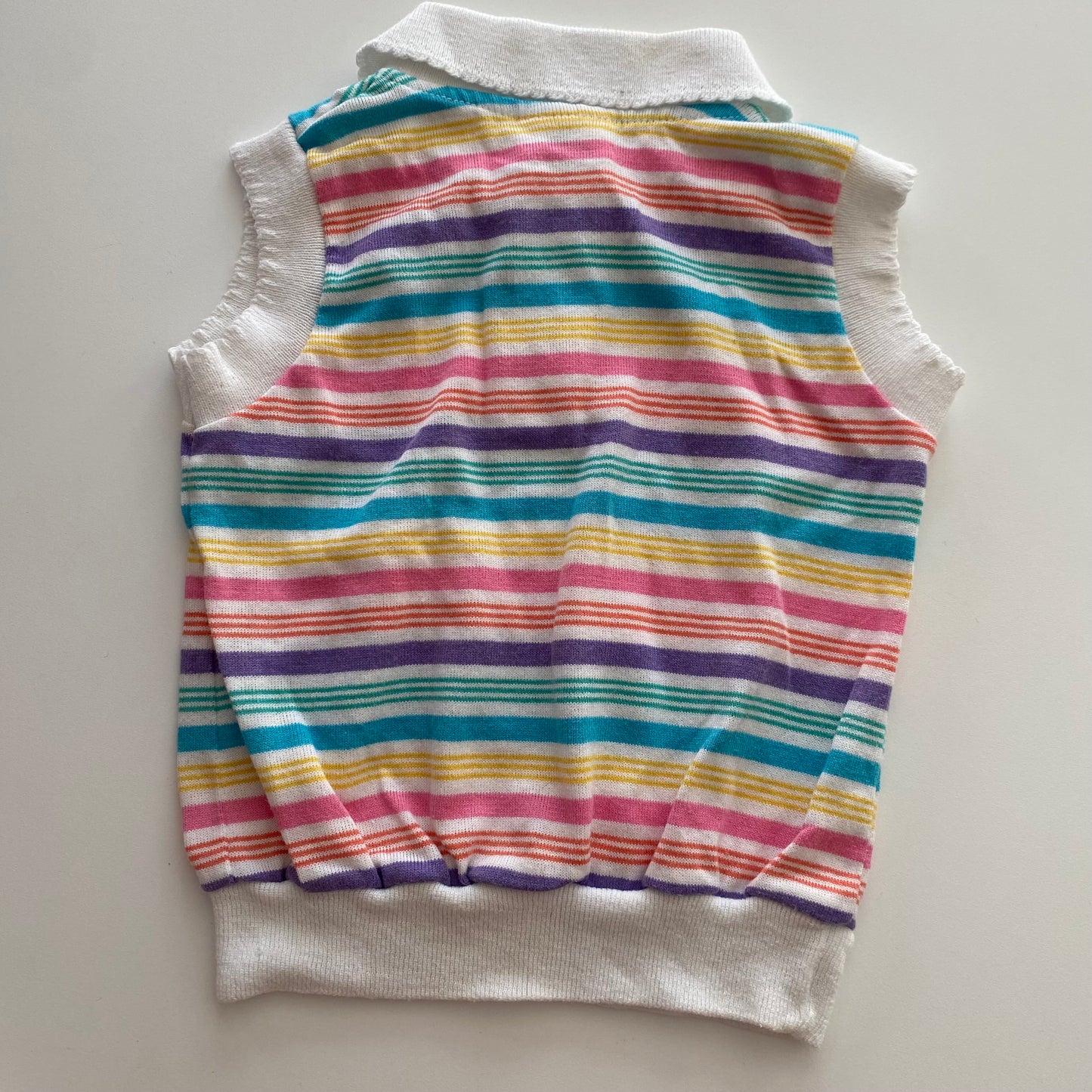Vintage Health-Tex Rainbow Vest - Size 2
