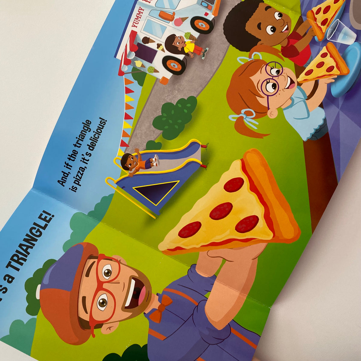 Blippi I See Something Round Giant Flap Book