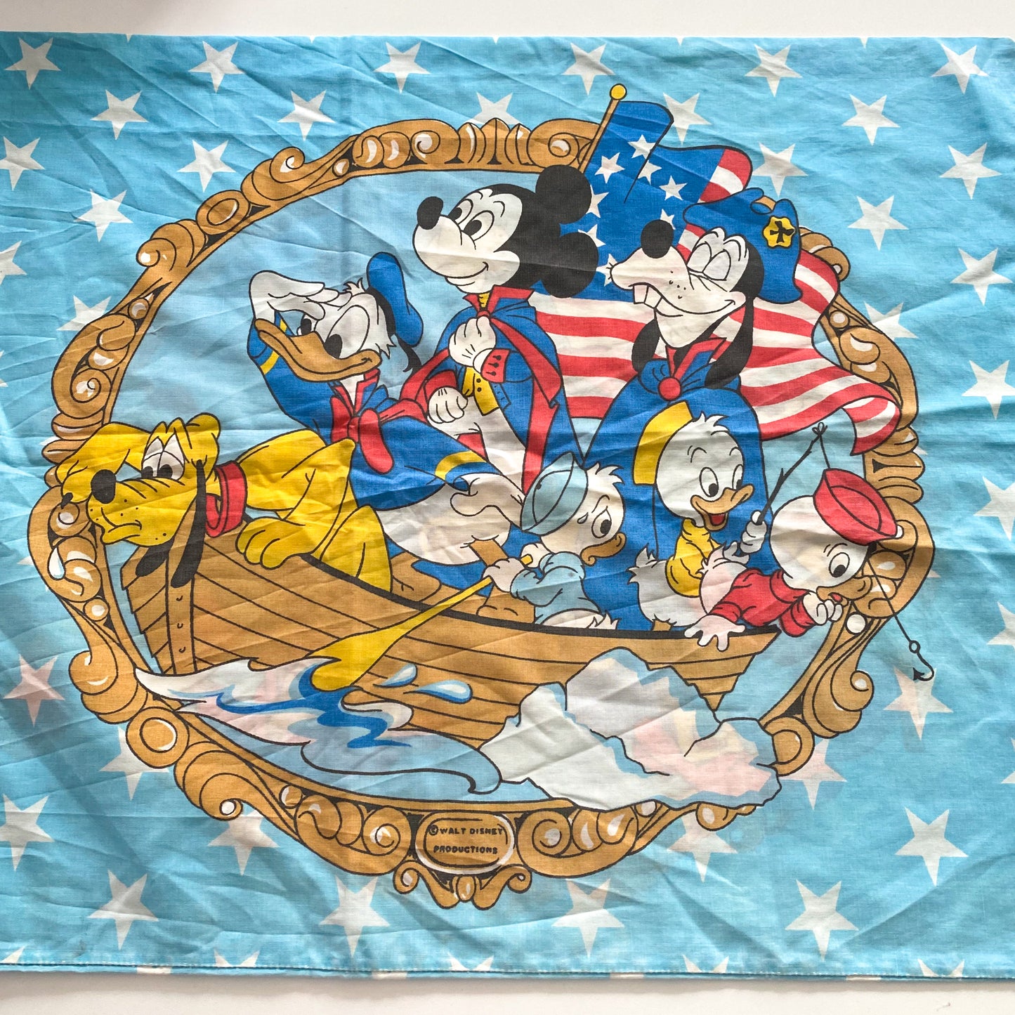 Vintage Disney Mickey Mouse Pillowcase