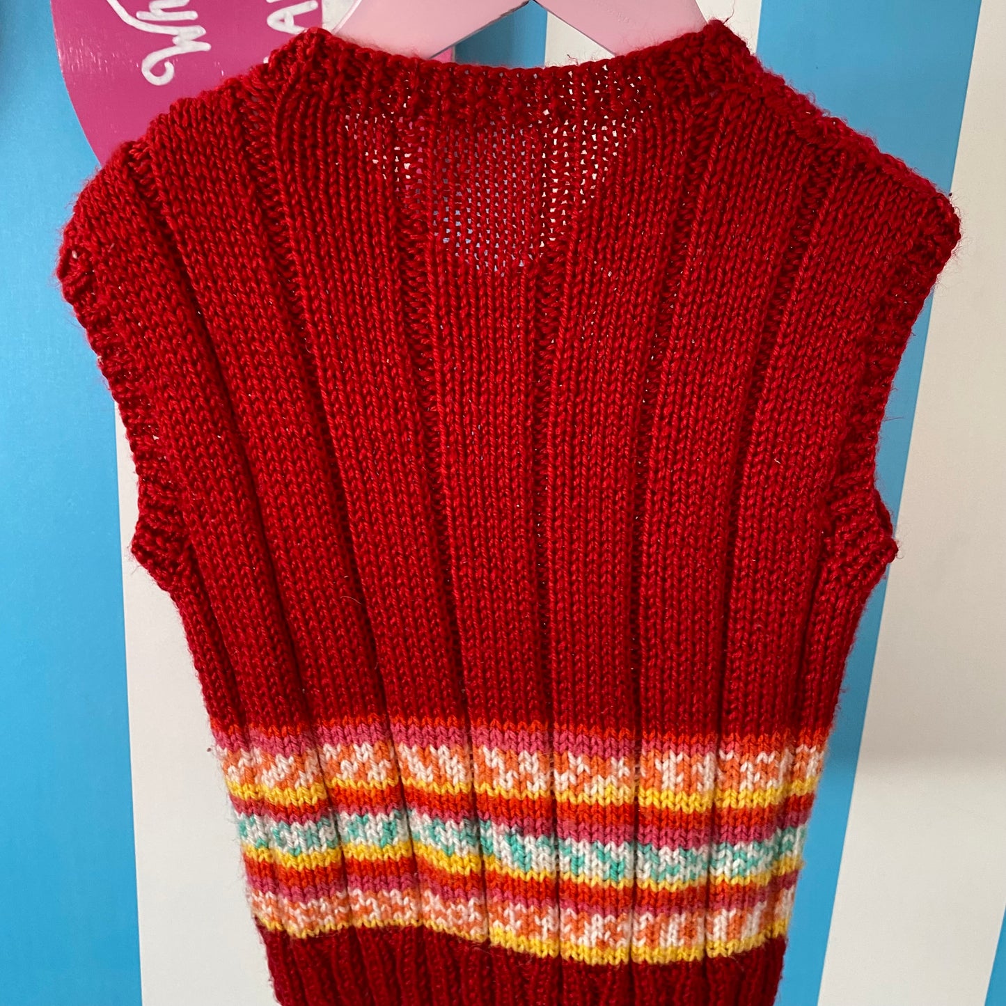 Handmade Knit Vest - Size 3