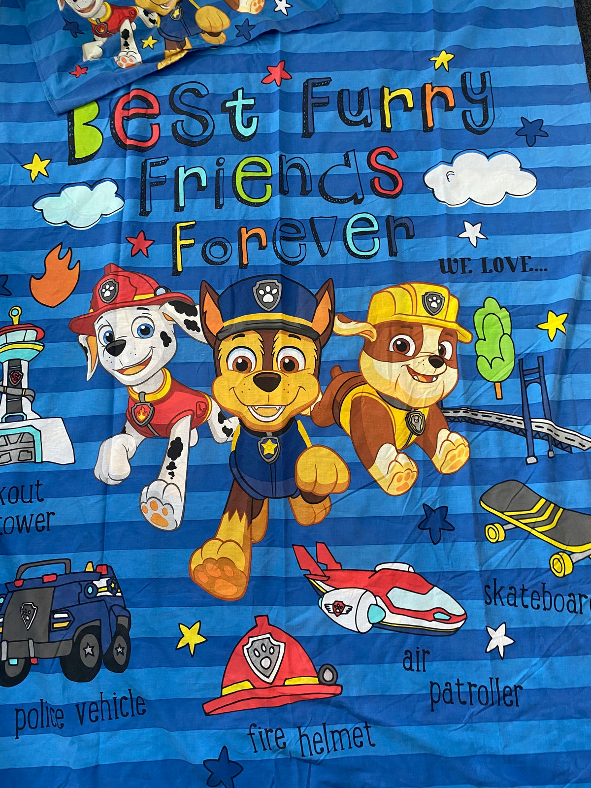 Paw Patrol Single Duvet Cover & Pillowcase