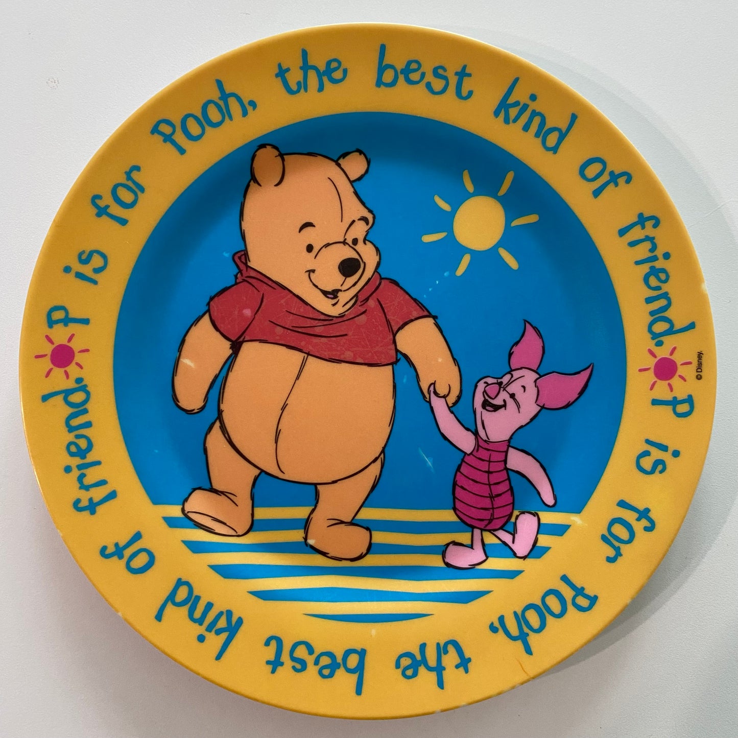 Winnie The Pooh Melamine Plate
