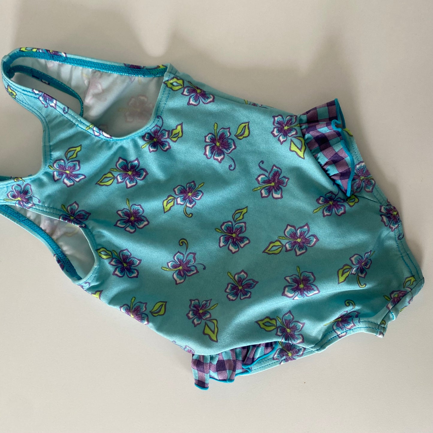 Vintage Pumpkin Patch Swimsuit - Size 1
