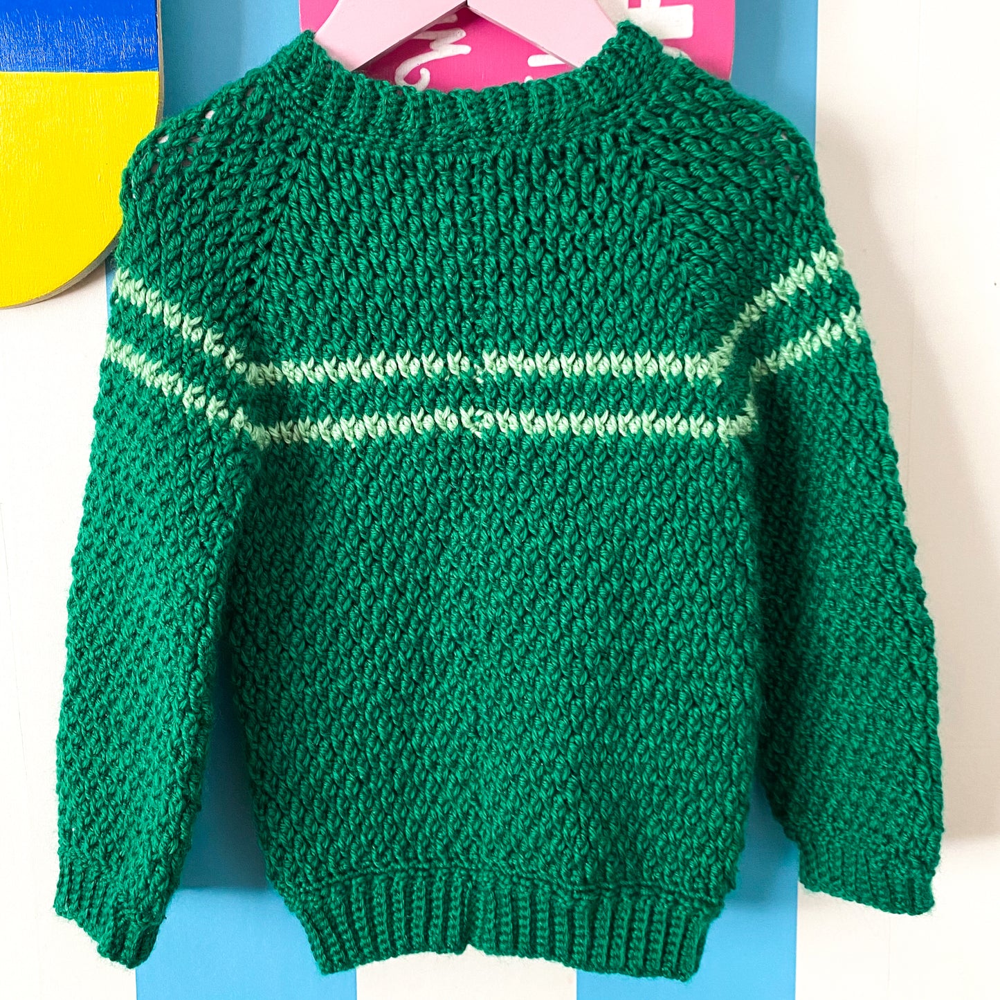 Handmade Knit Jumper - Size 3-4Y
