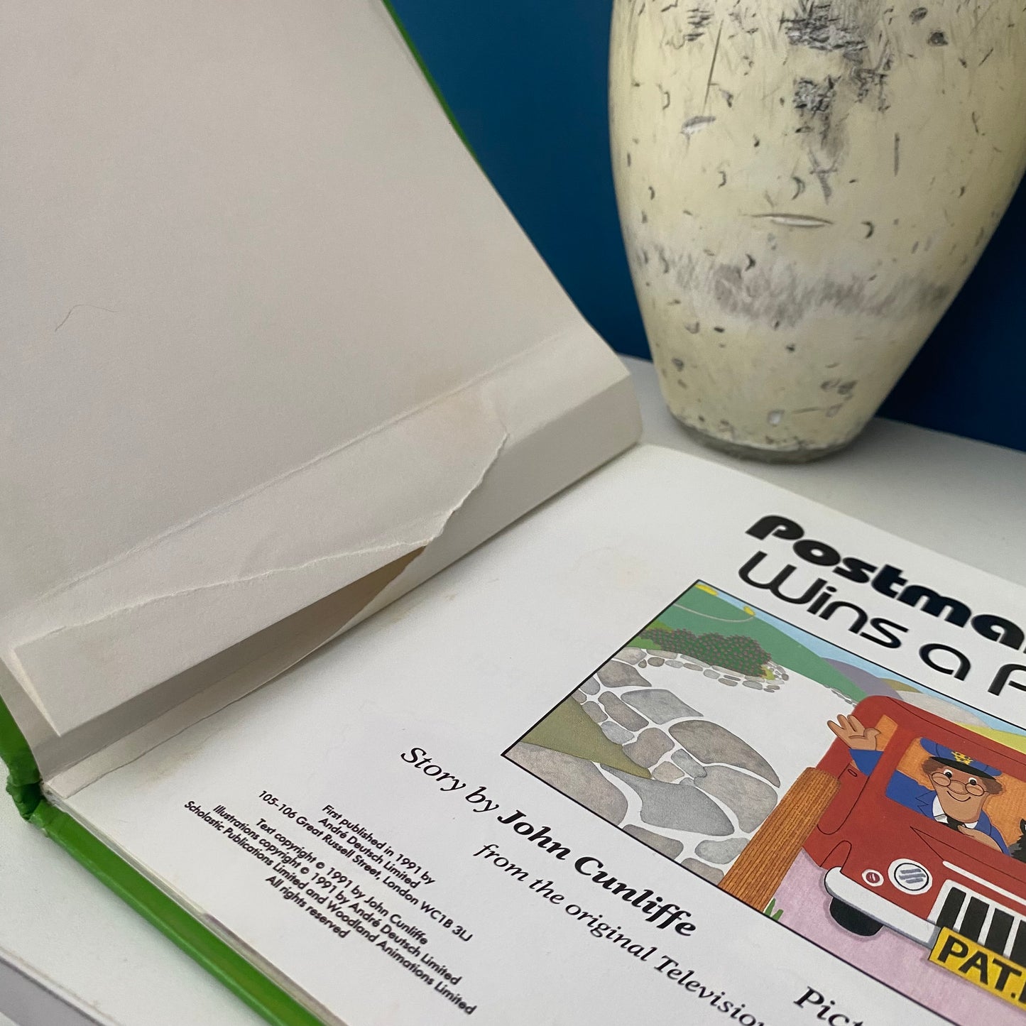 Vintage Postman Pat Wins A Prize Book