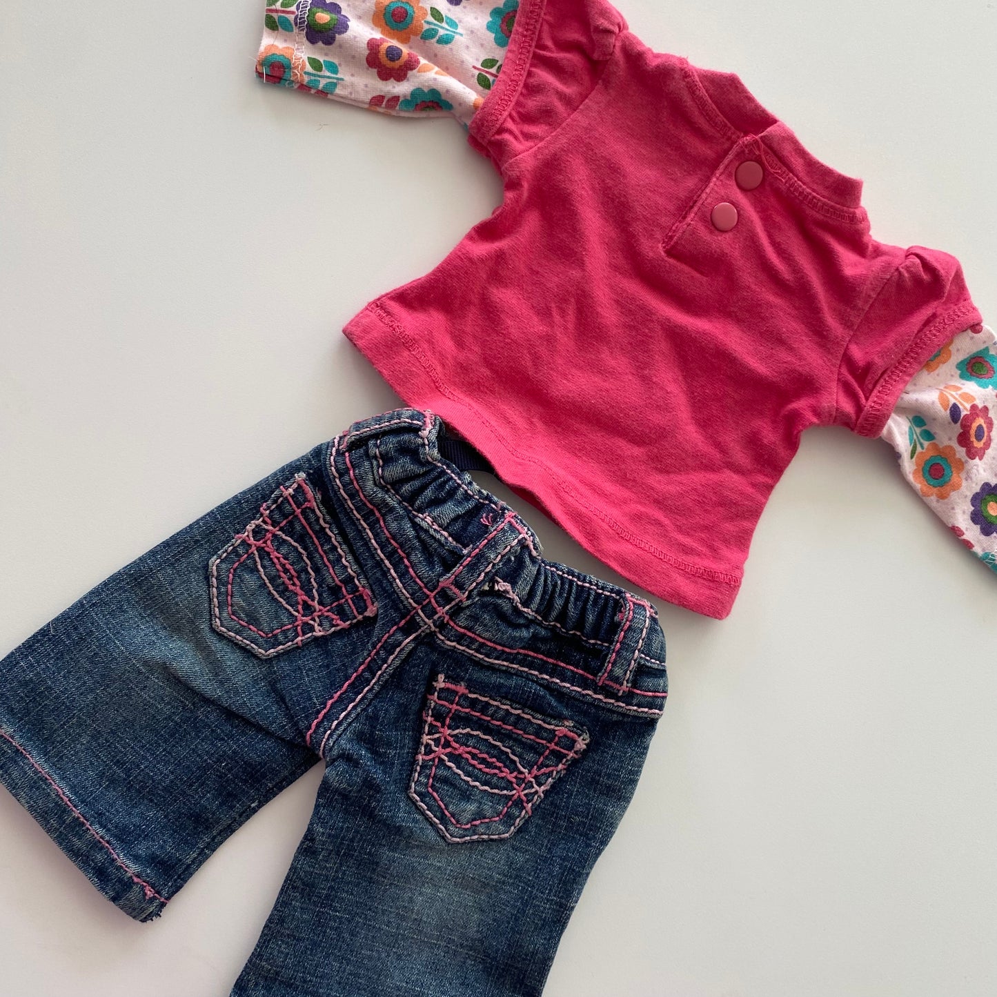 Vintage Pumpkin Patch Bear Outfit
