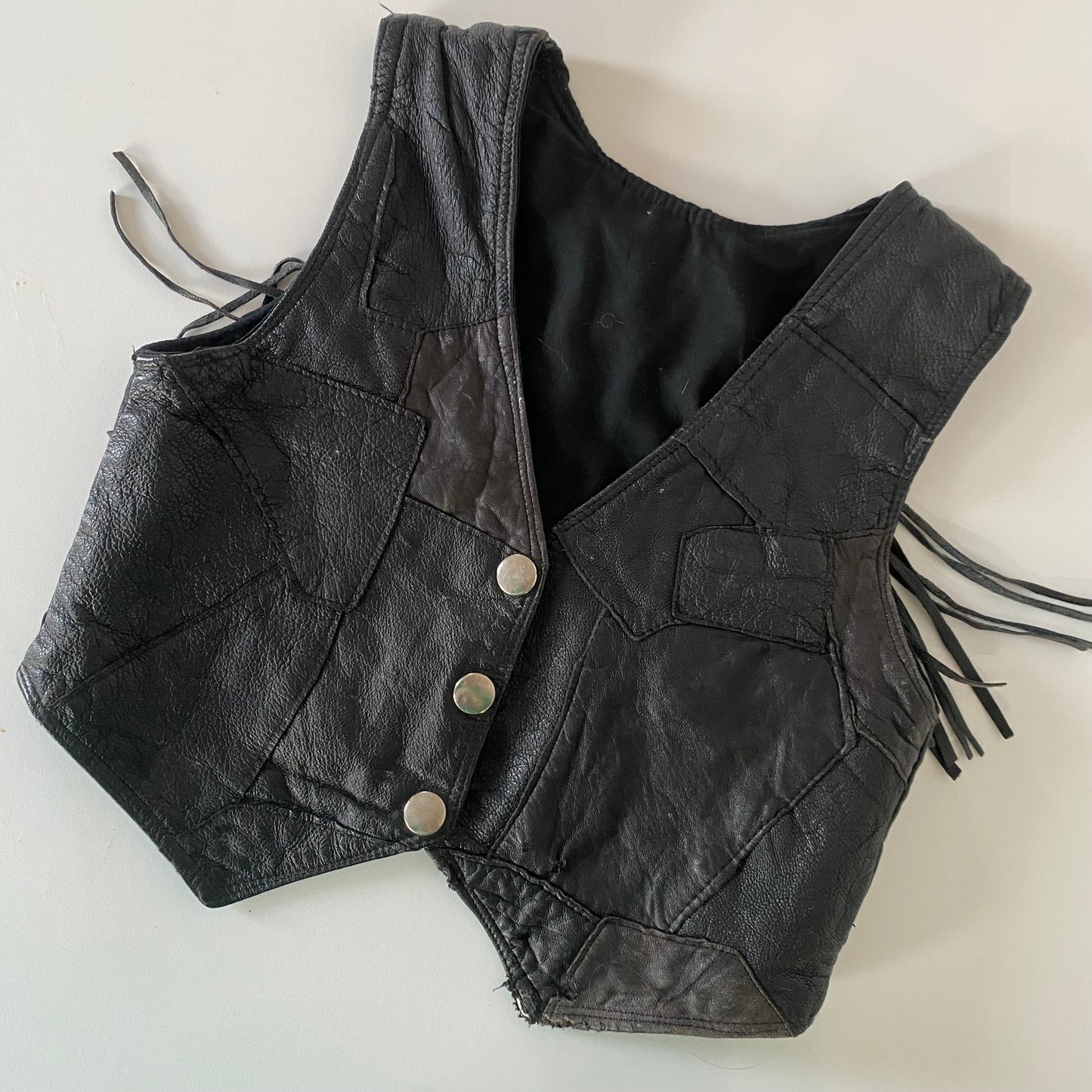 Leather Vest - Size 1-3Y