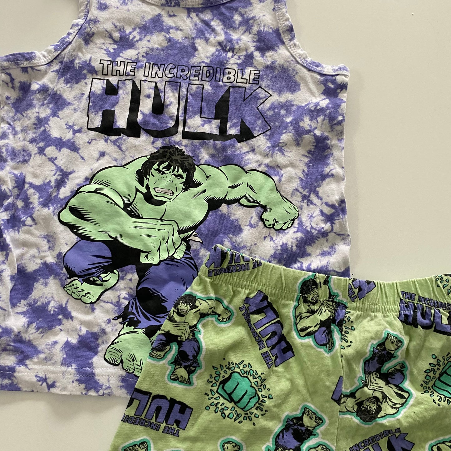 Marvel Hulk Pyjamas - Size 3-4Y