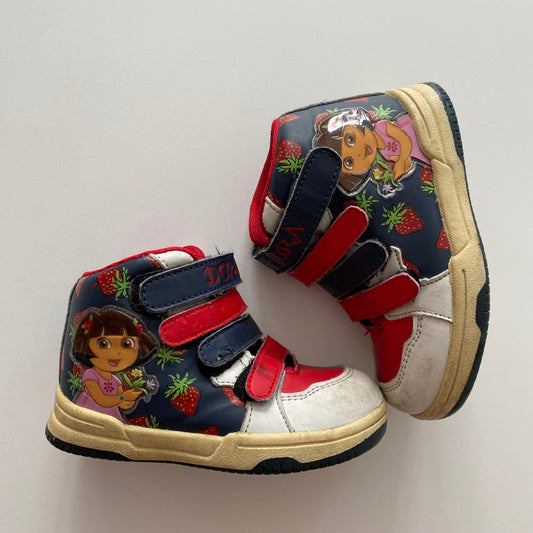Y2K Dora The Explorer High Top Sneakers - Size 5