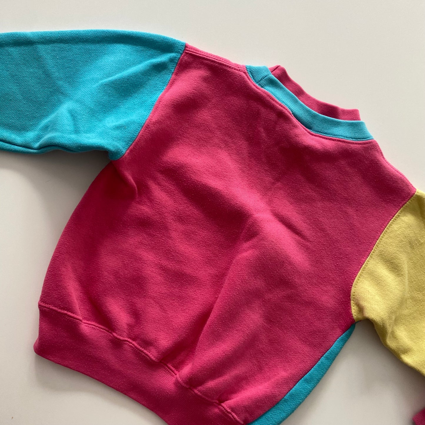 Vintage Colour Block Jumper - Size 2