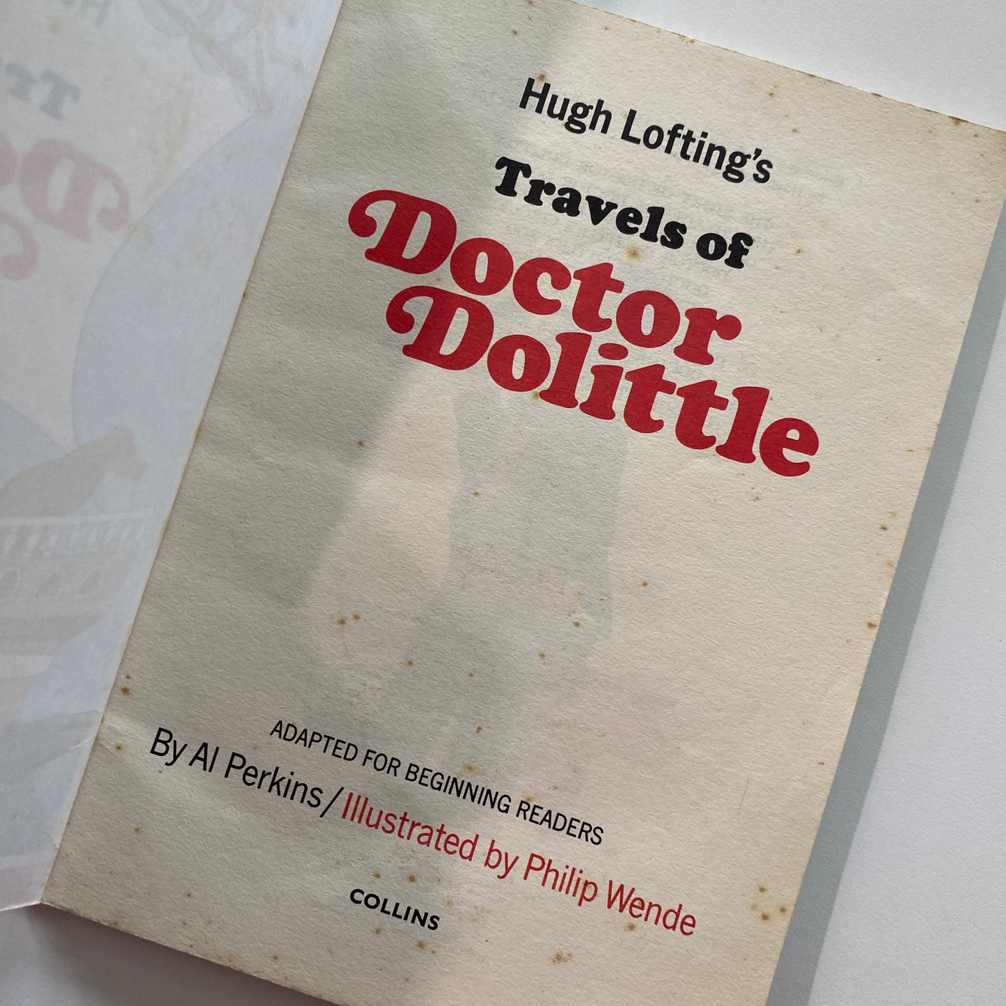 Vintage Dr Seuss Travels Of Doctor Dolittle Book