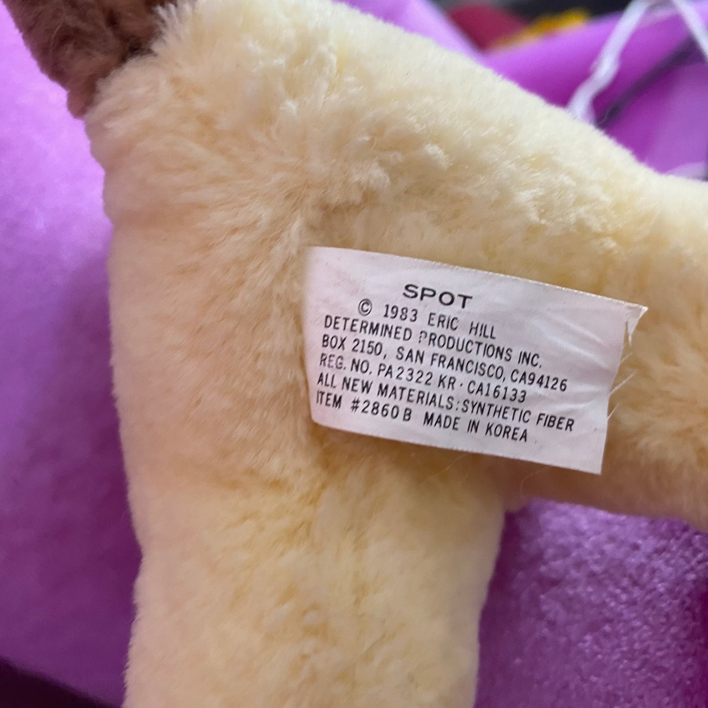 Vintage Spot Plush