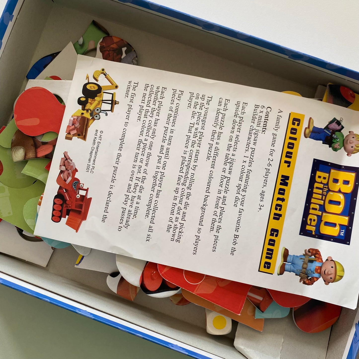Bob The Builder Colour Match Game Puzzle