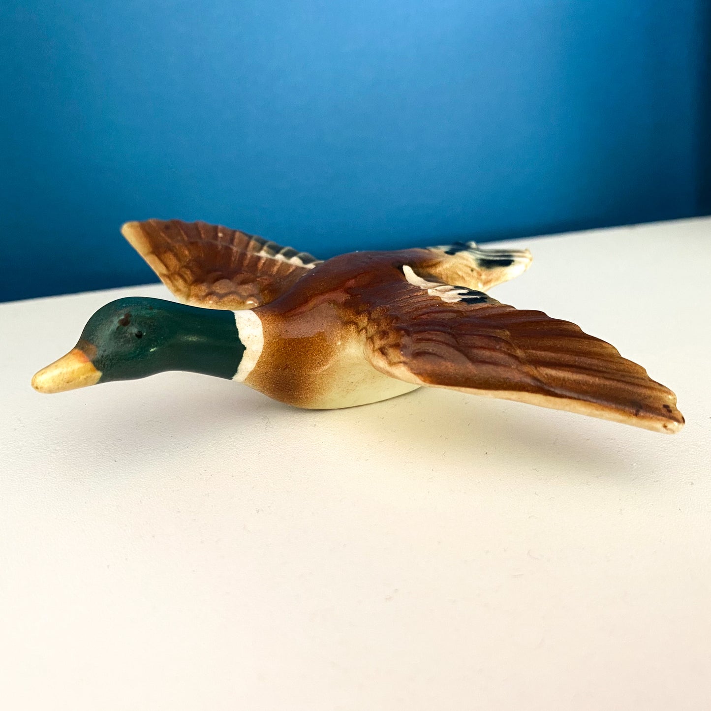 Vintage Ceramic Flying Duck