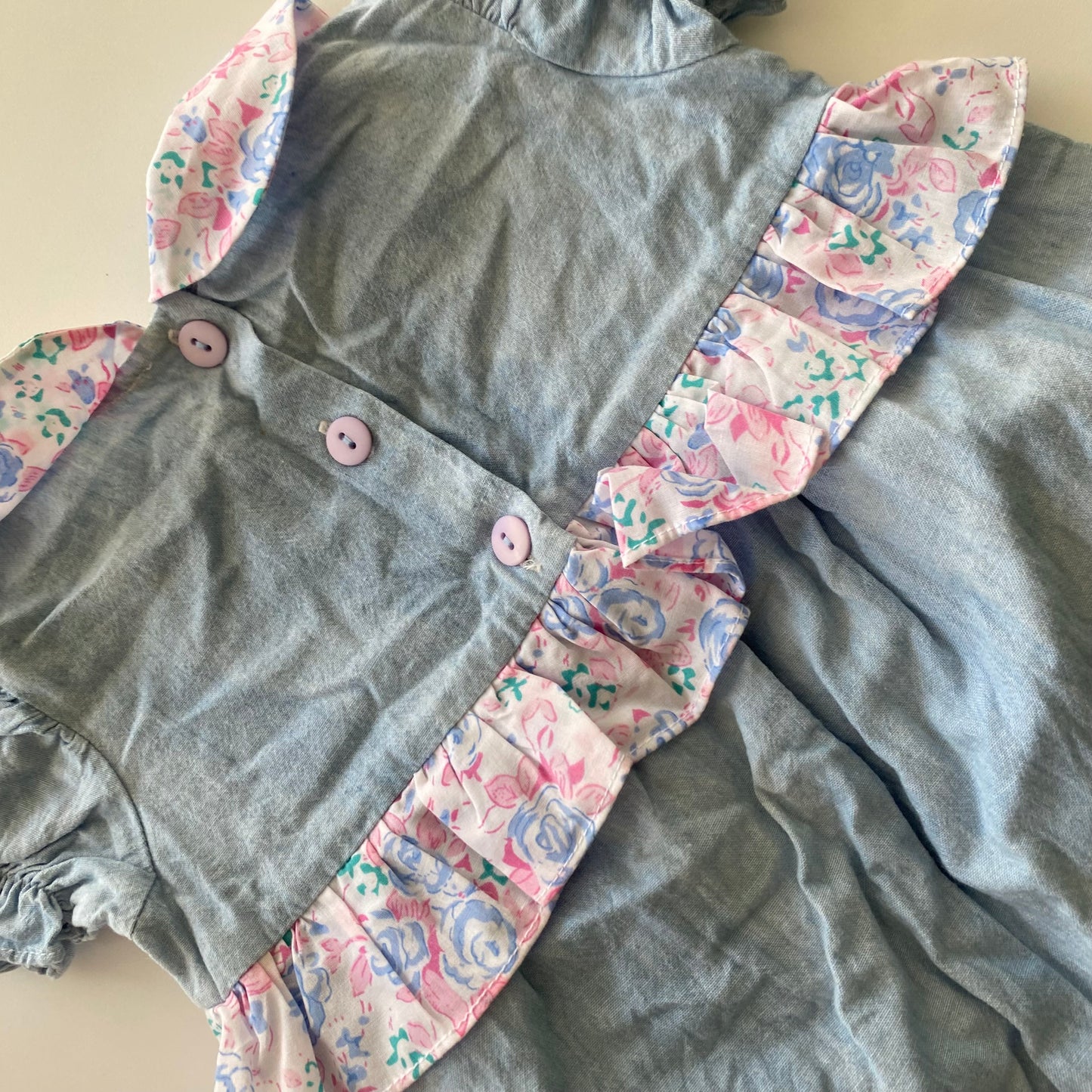 Vintage Kids Club Romper - Size 6-12M