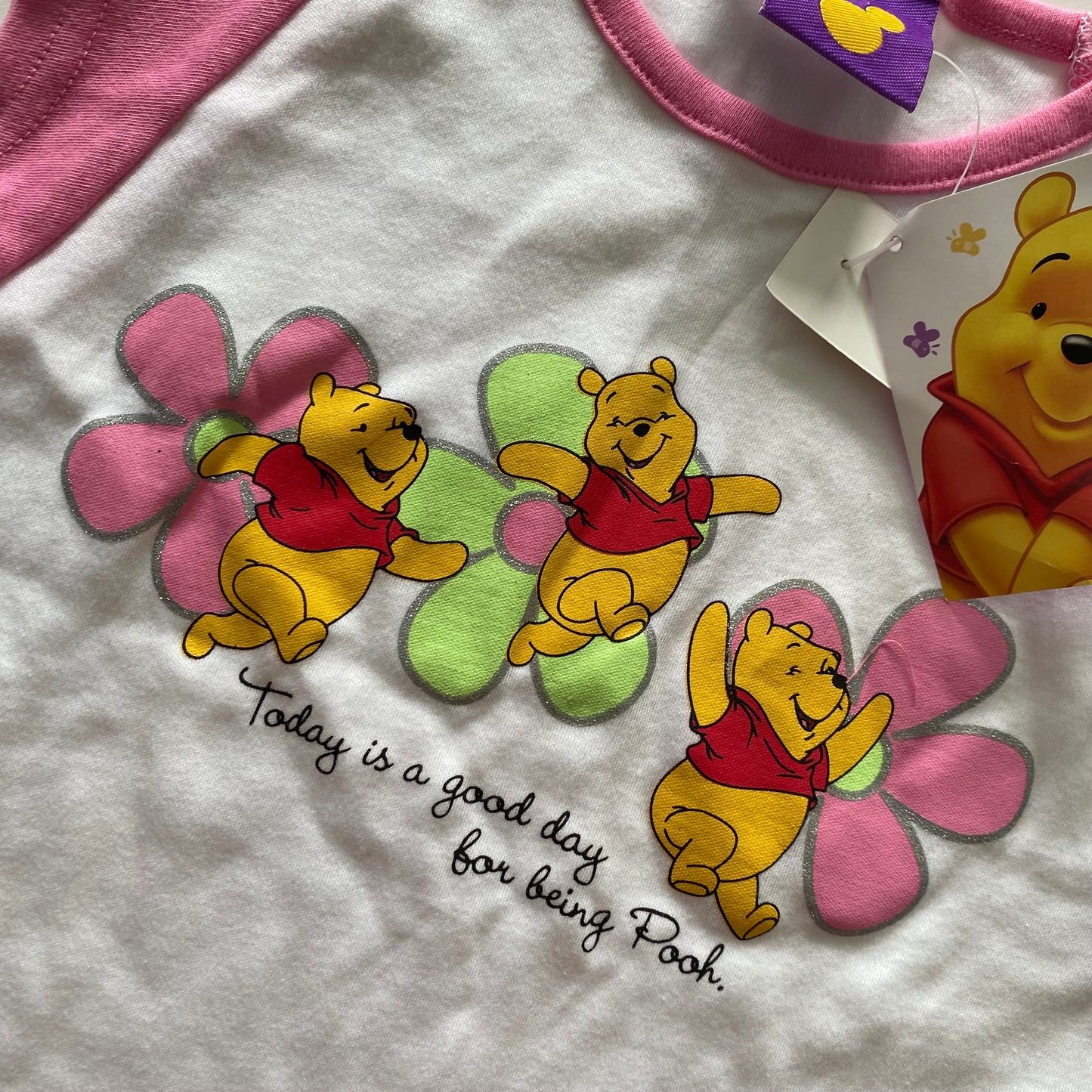 Y2K Winnie The Pooh Top - Size 6 (NEW)
