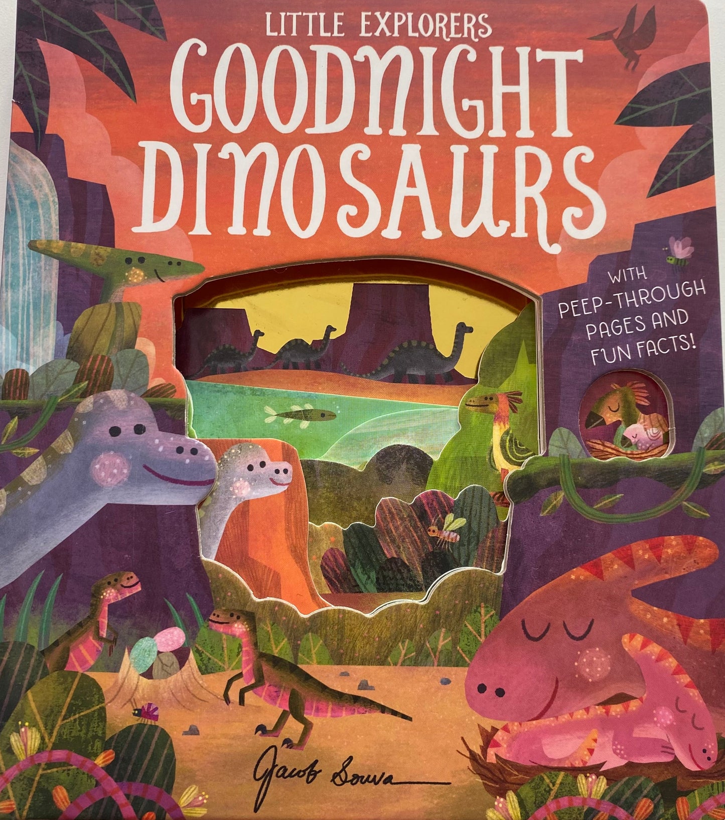 Little Explorers Goodnight Dinosaurs Book