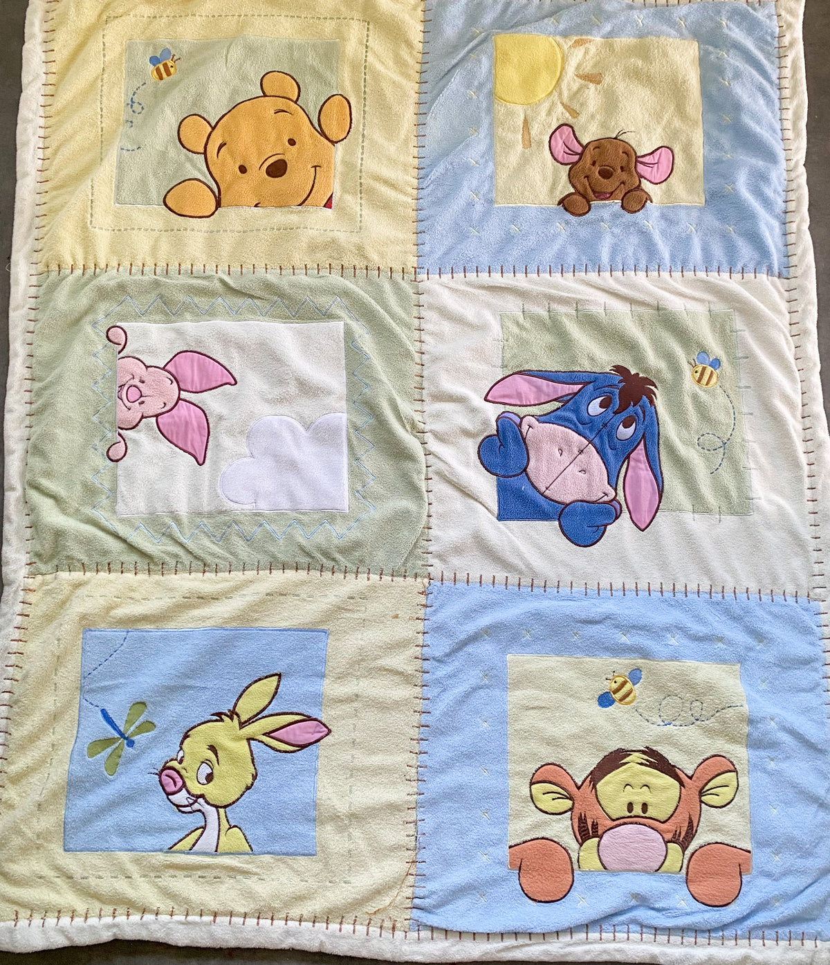 Disney Winnie The Pooh Cot Blanket
