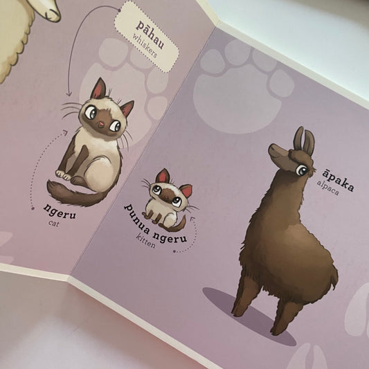 He Whāngote - Mammals Te Reo Māori Board Book
