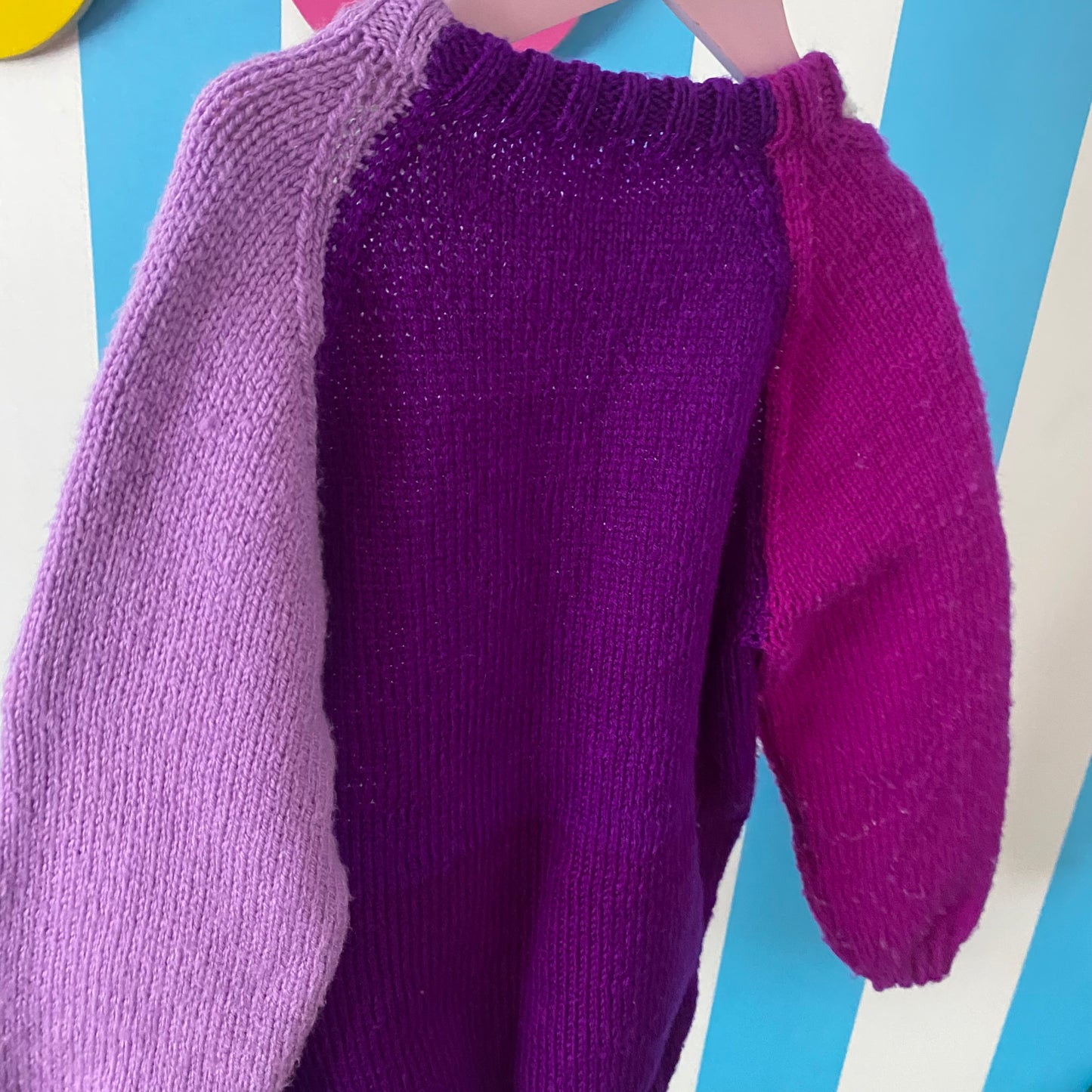 Handmade Unicorn Knit Jumper - Size 8