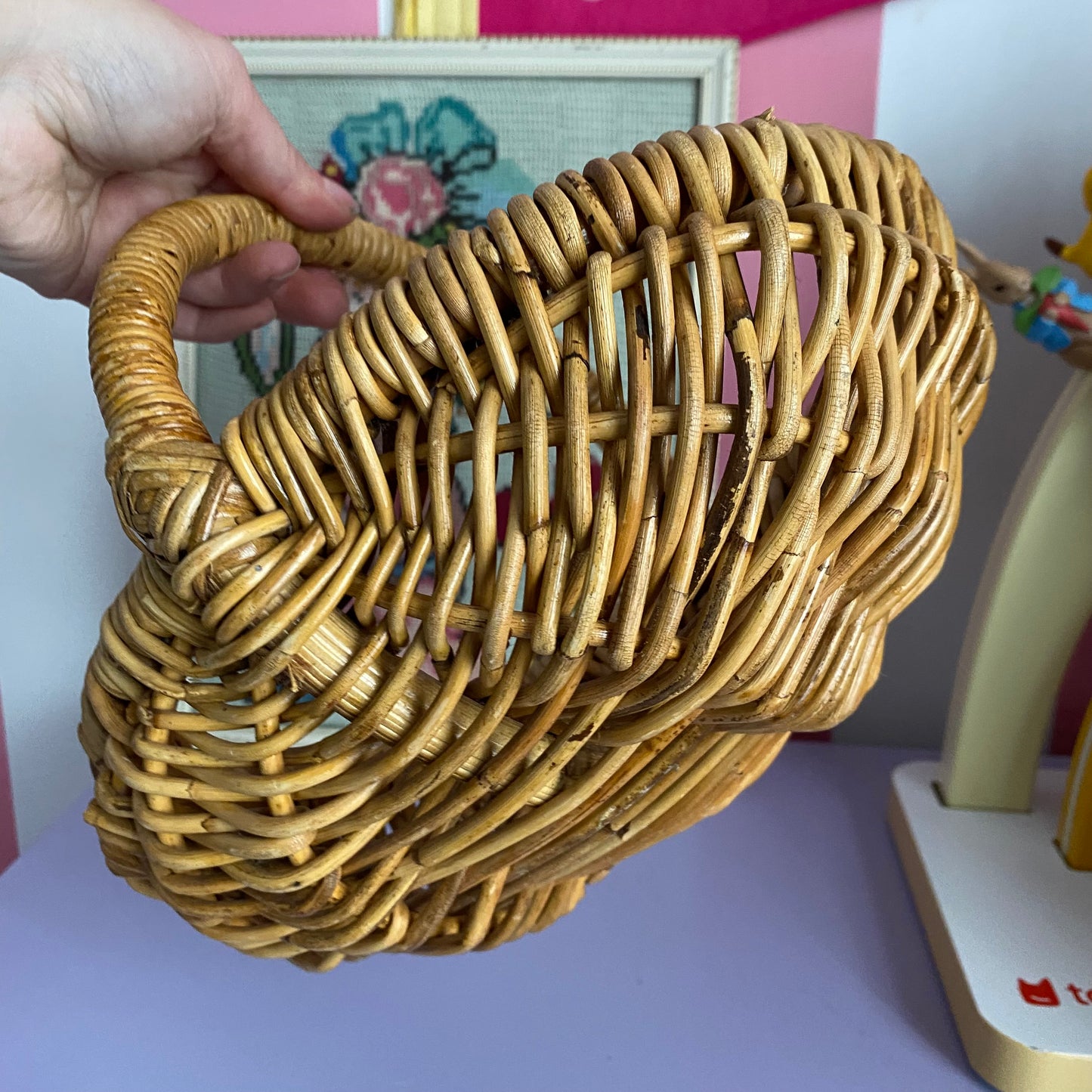 Rattan Carry Basket
