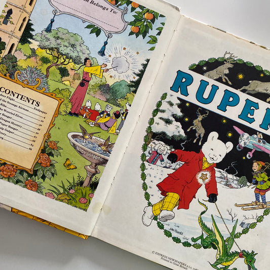 Vintage Rupert Bear Book