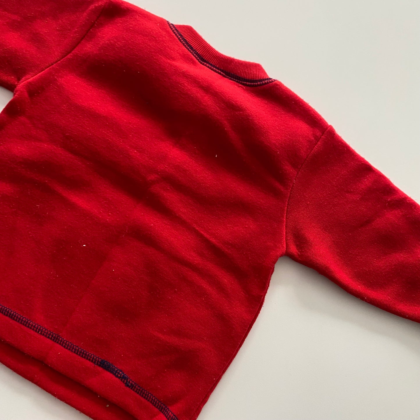 Vintage Teeny Weeny Red Bear Jumper - Size 18M