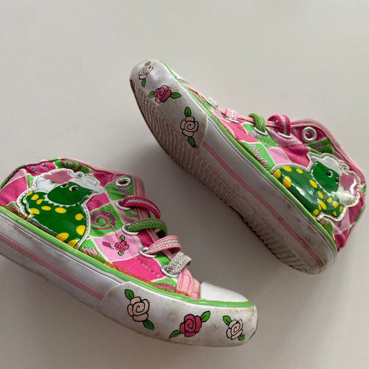 Y2K The Wiggles Dorothy The Dinosaur Shoes - Size 6