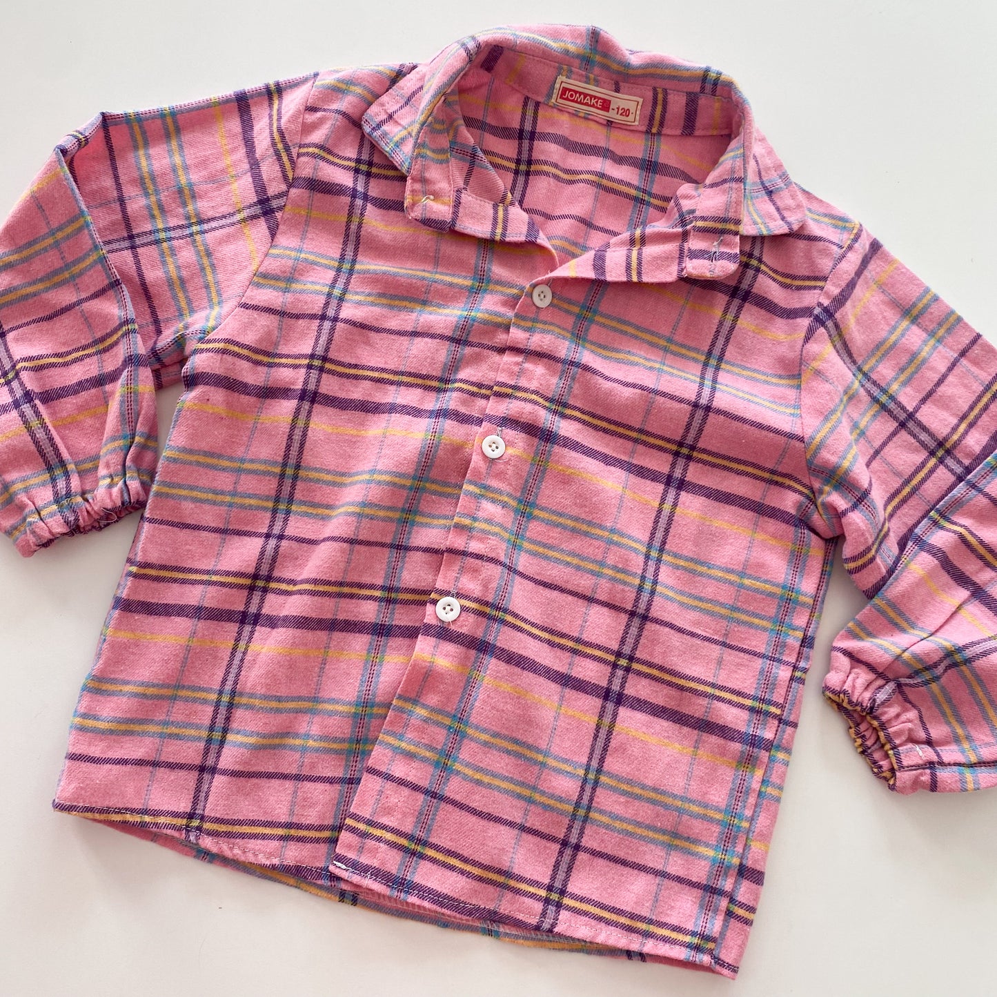 Pink Flannel Shirt - Size 3-5Y