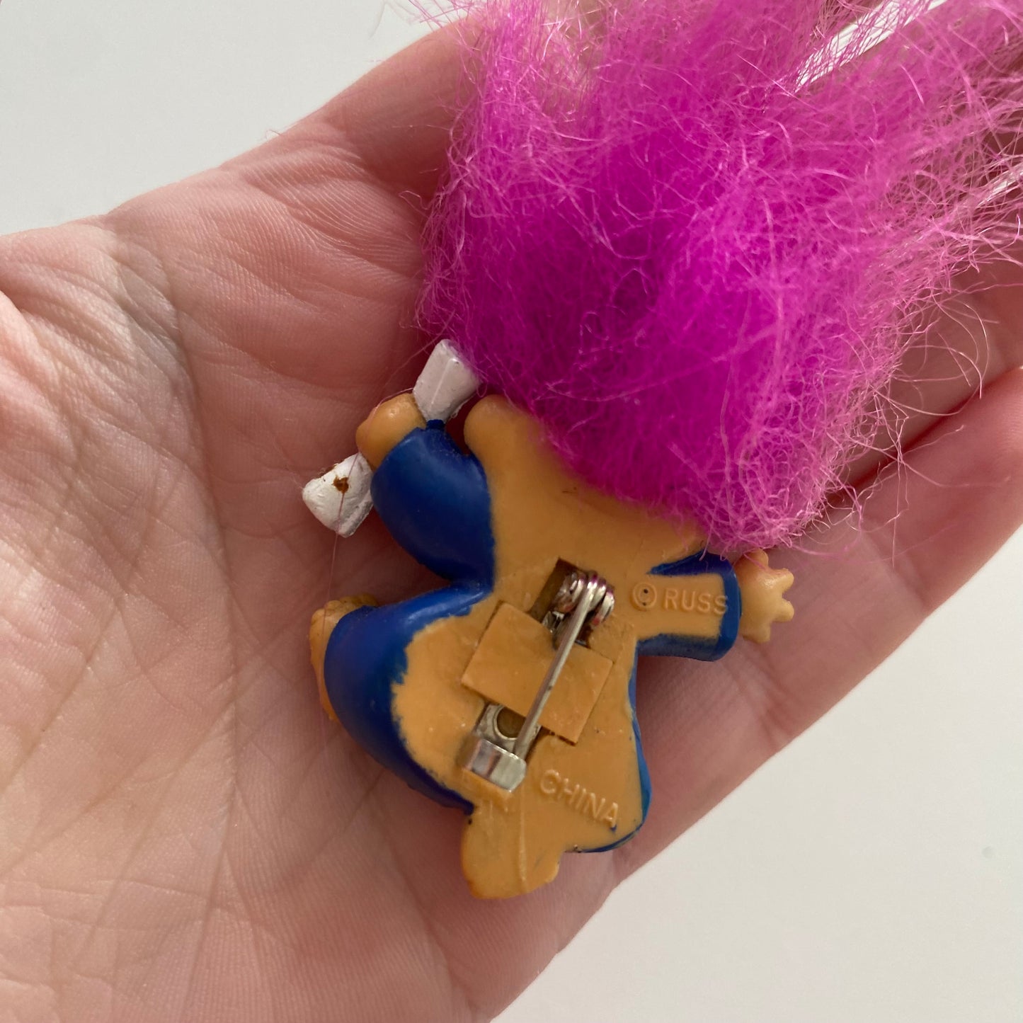 Vintage RUSS Trolls Graduation Pin Badge