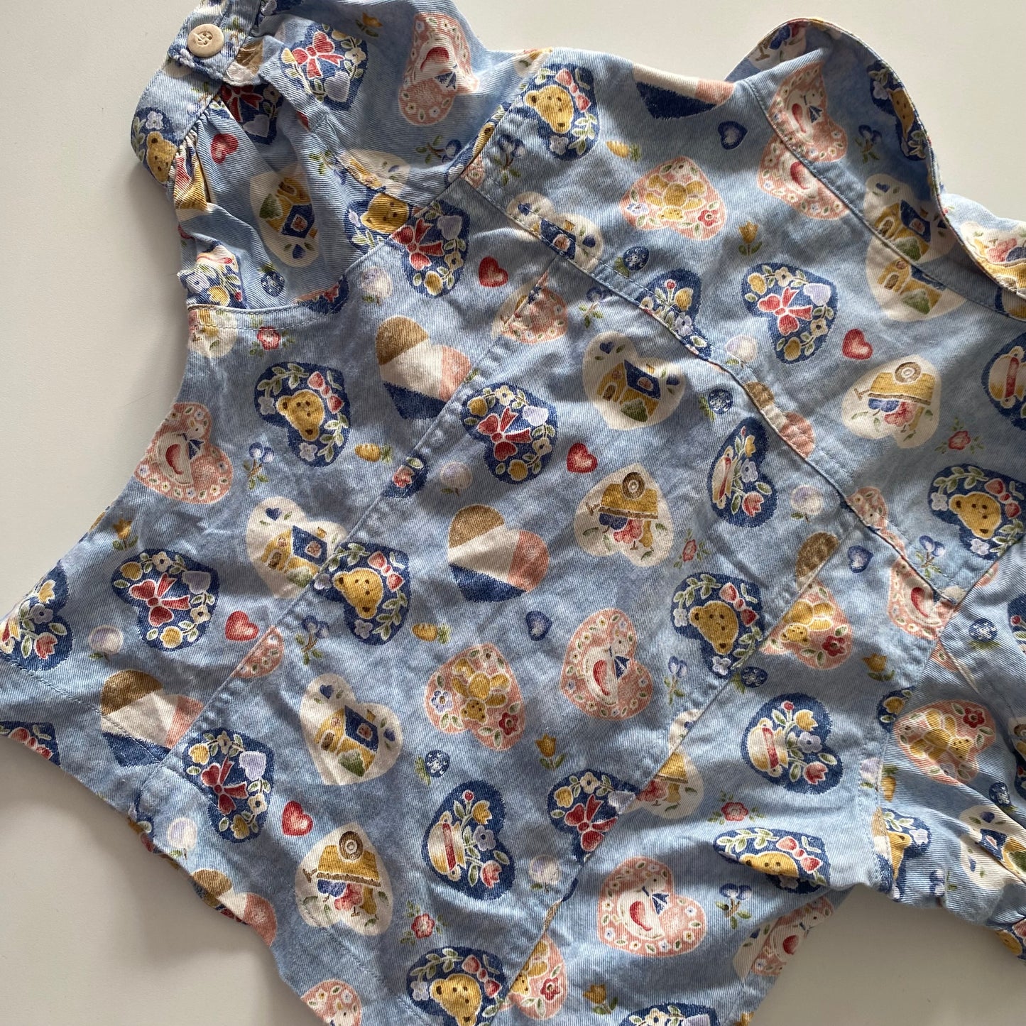 Vintage Ladybird Top - Size 7-8Y