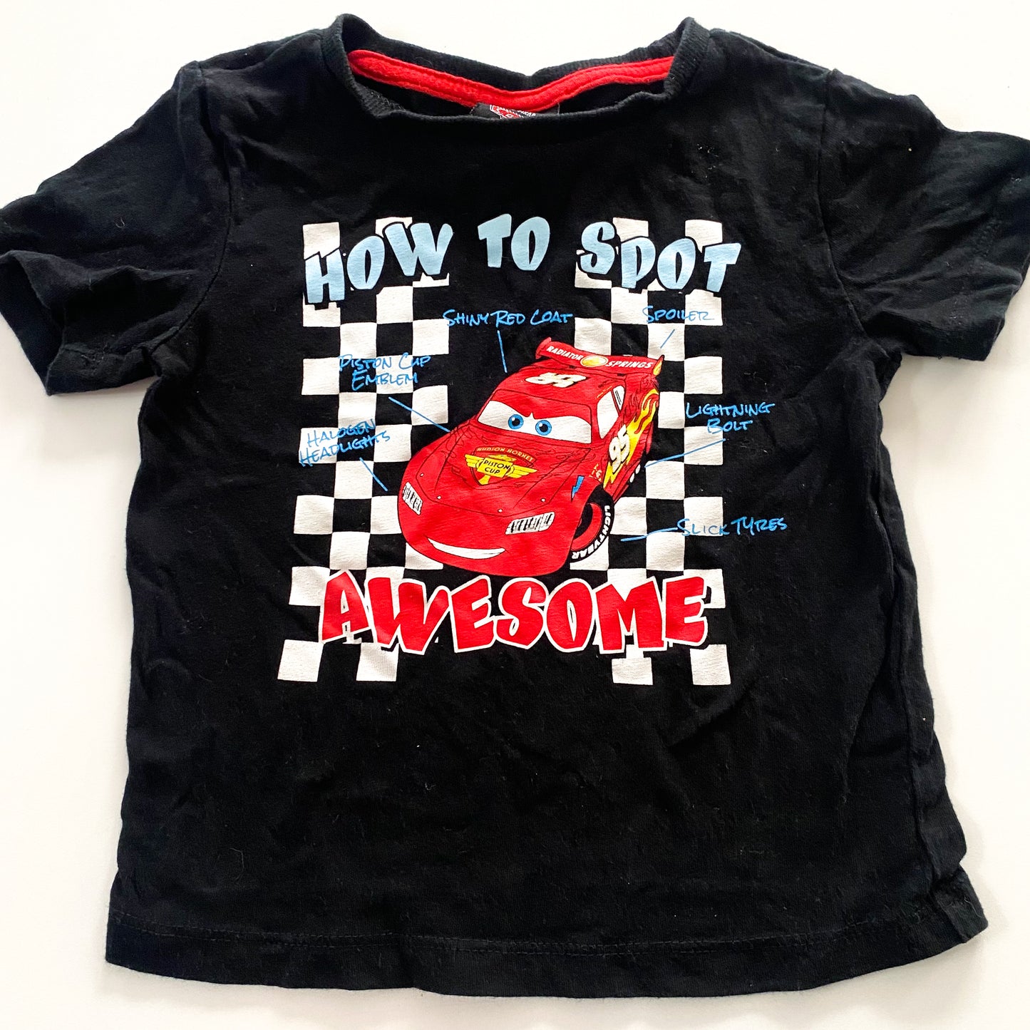 Disney Pixar Cars Top - Size 3