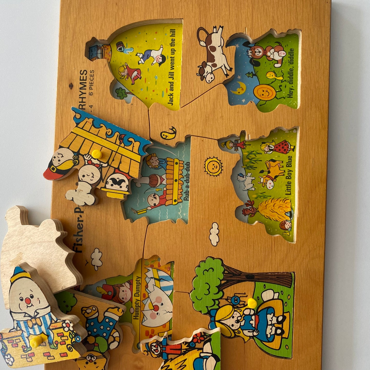 Vintage Fisher Price Wooden Puzzle
