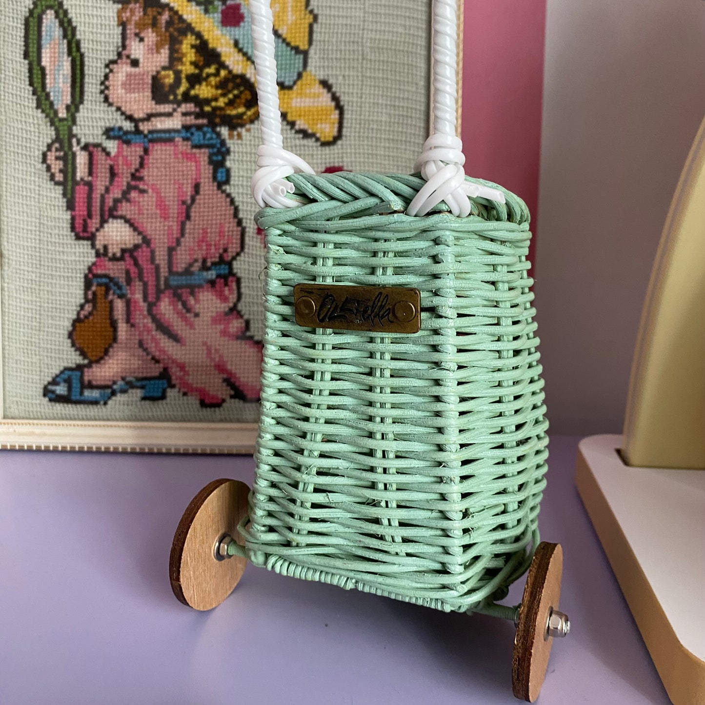 Olli Ella Mint Doll Luggy