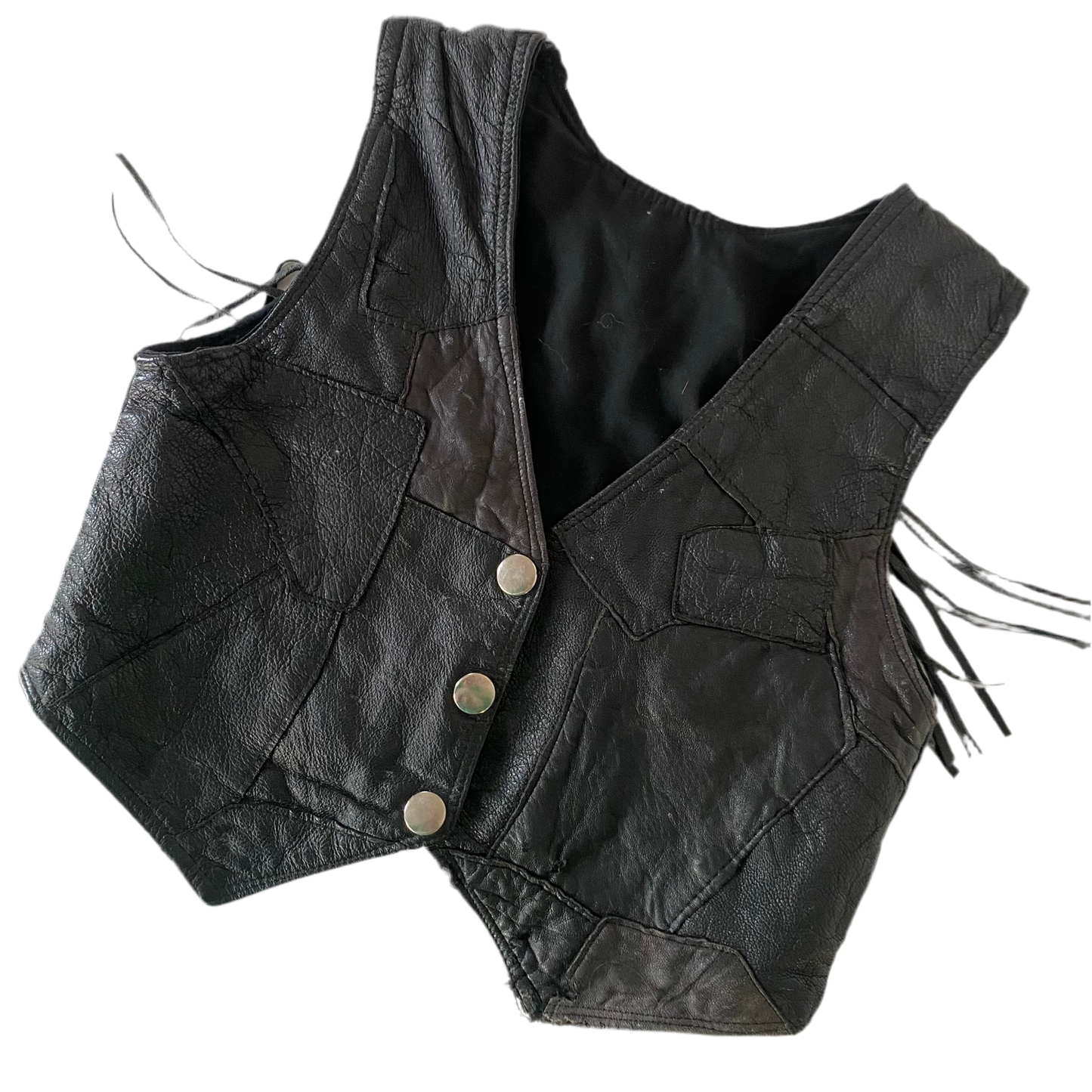 Leather Vest - Size 1-3Y